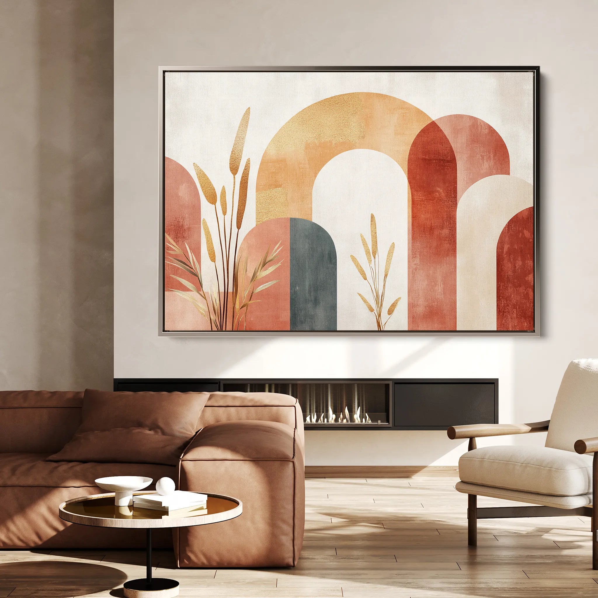 Boho Canvas Wall Art WAD209-BH 90 x 60 cm / Stretched on hidden frame