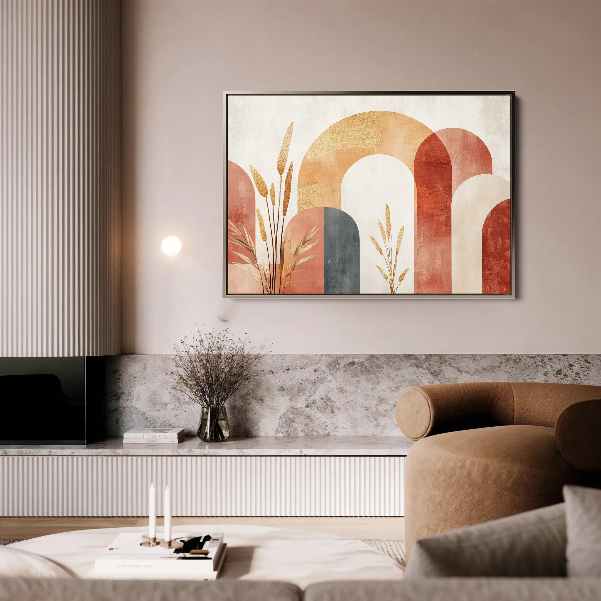 Boho Canvas Wall Art WAD209-BH 90 x 60 cm / Stretched on hidden frame
