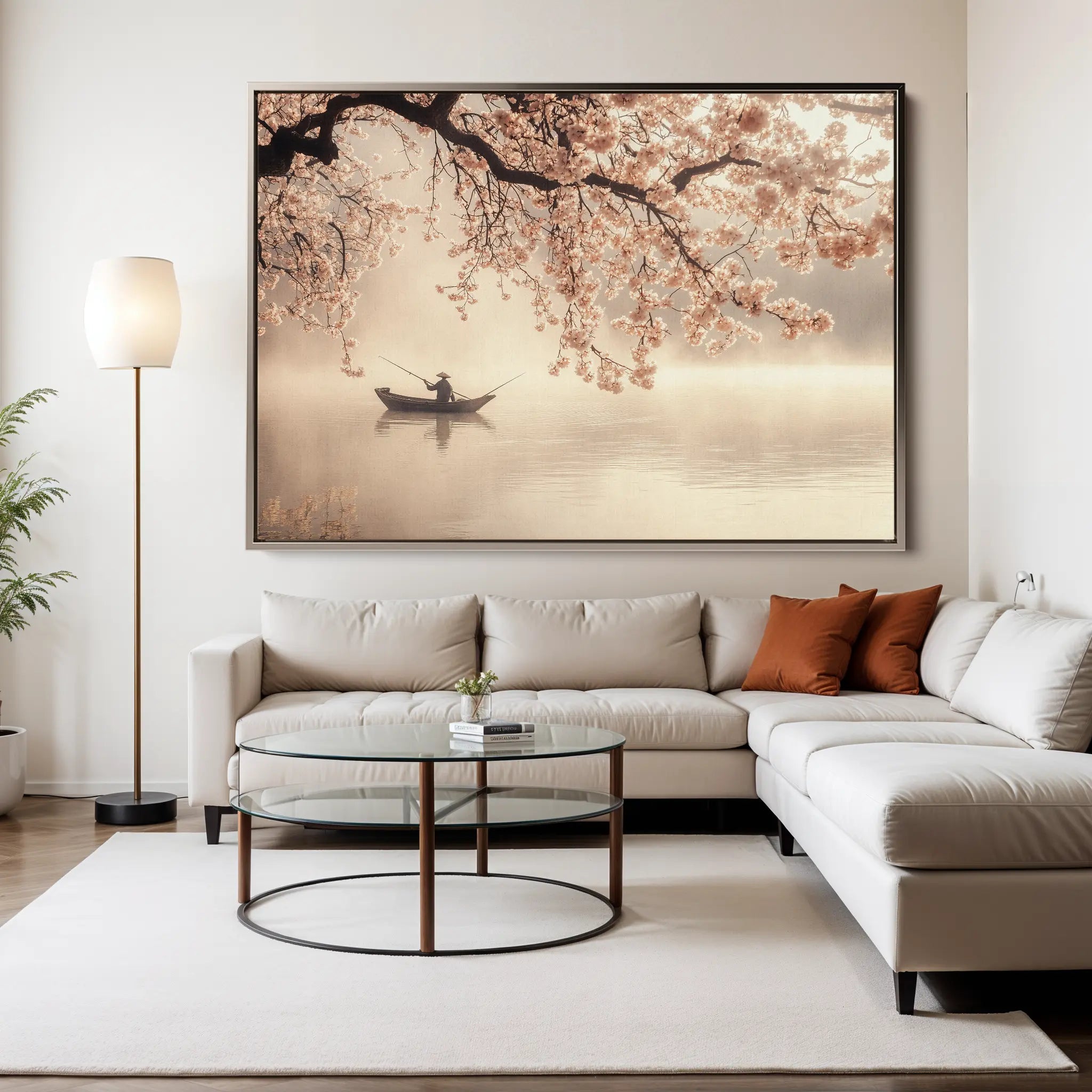 Landscape Canvas Wall Art WAD209-L 90 x 60 cm / Stretched on hidden frame