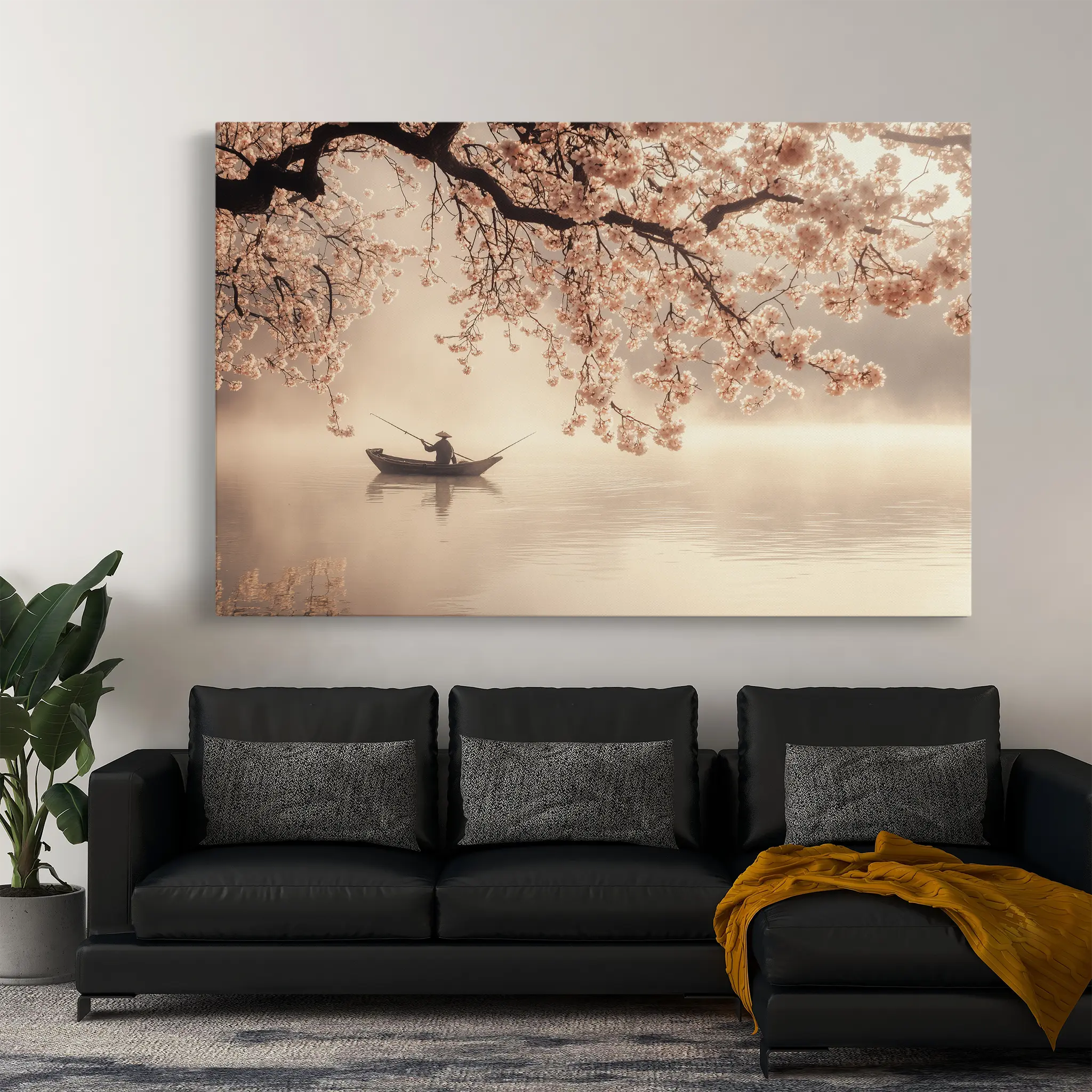 Landscape Canvas Wall Art WAD209-L 90 x 60 cm / Stretched on hidden frame