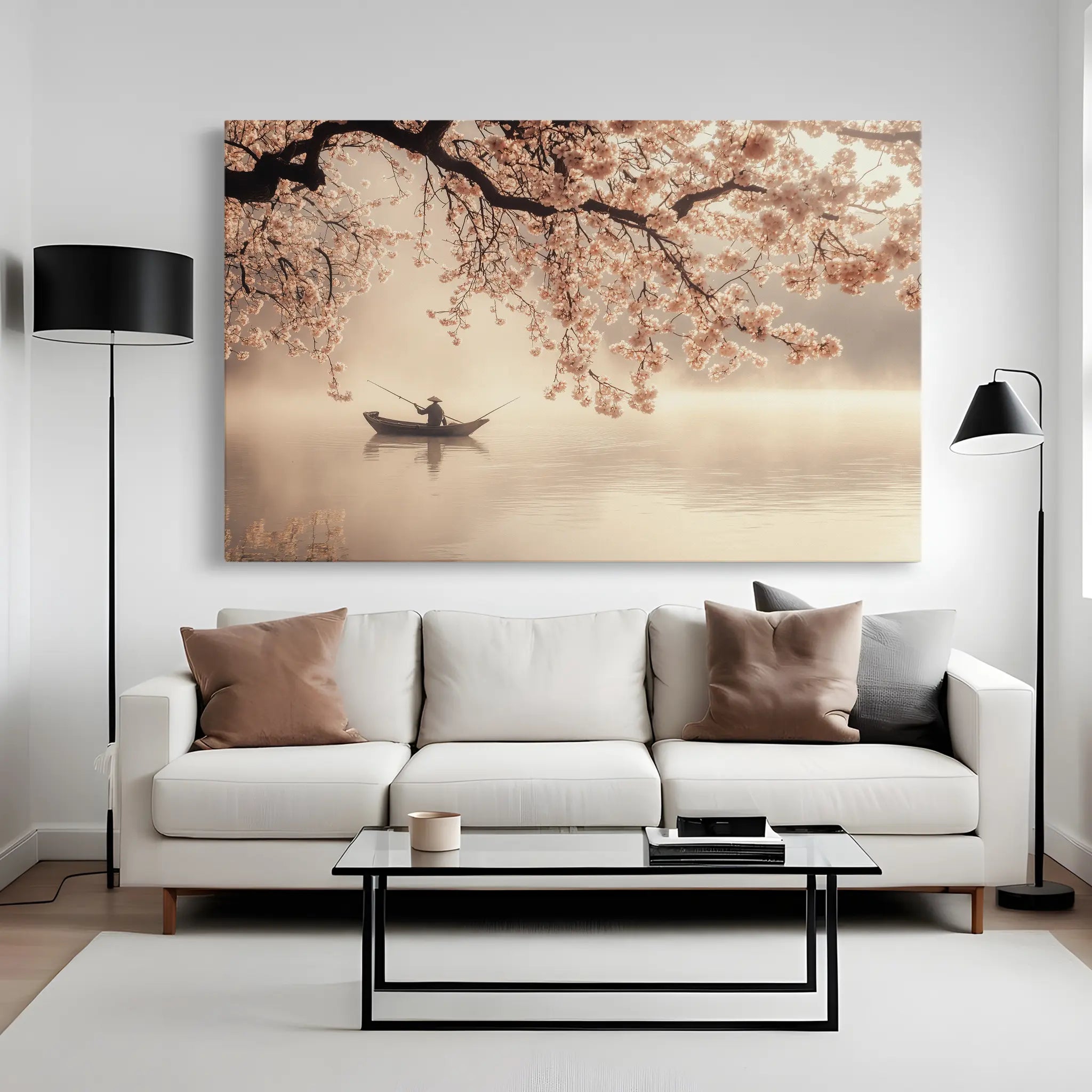 Landscape Canvas Wall Art WAD209-L 90 x 60 cm / Stretched on hidden frame