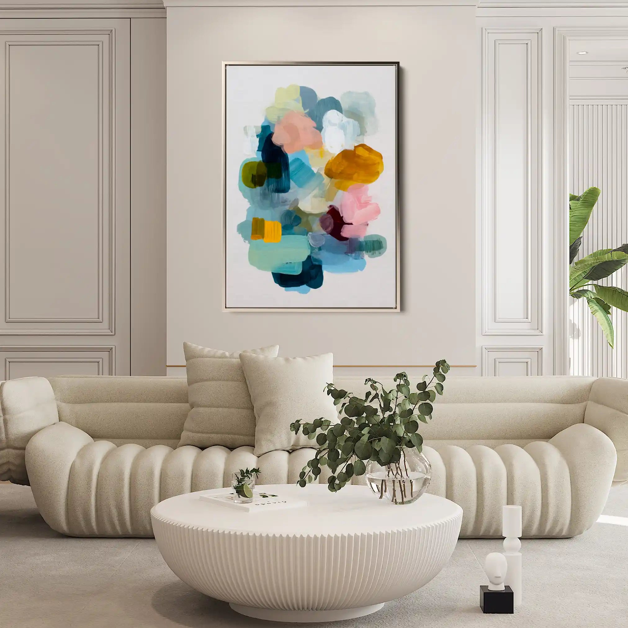 Abstract 2095 Canvas Art 60 x 40 cm / Stretched on hidden frame