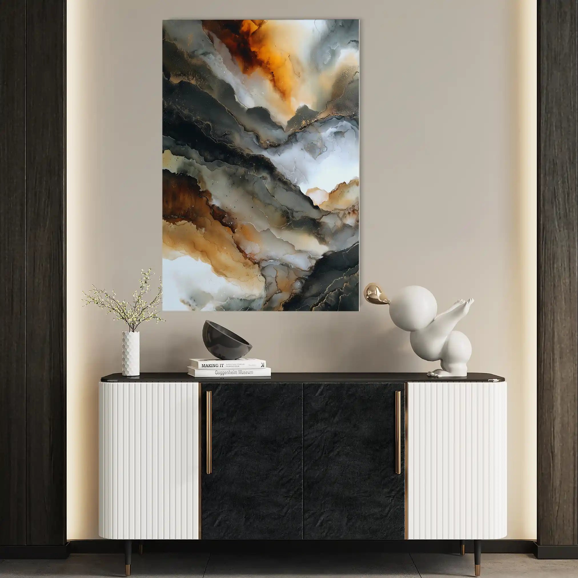 Abstract 2096 Canvas Art 60 x 40 cm / Stretched on hidden frame