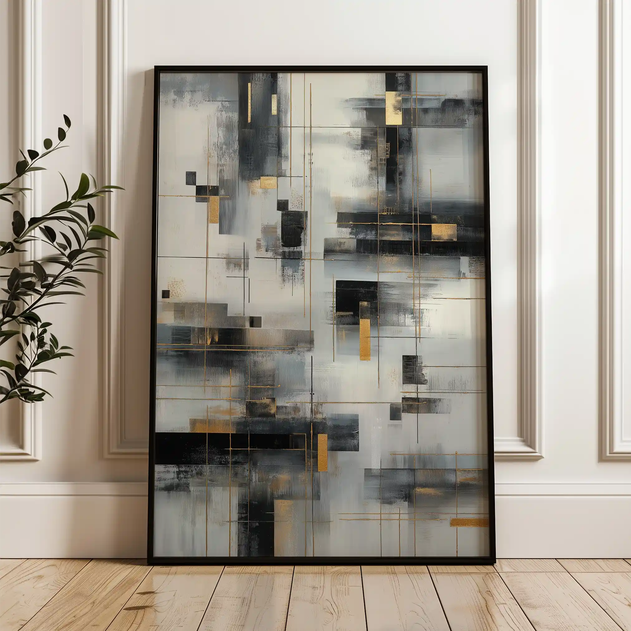 Abstract 2097 Canvas Art 60 x 40 cm / Stretched on hidden frame