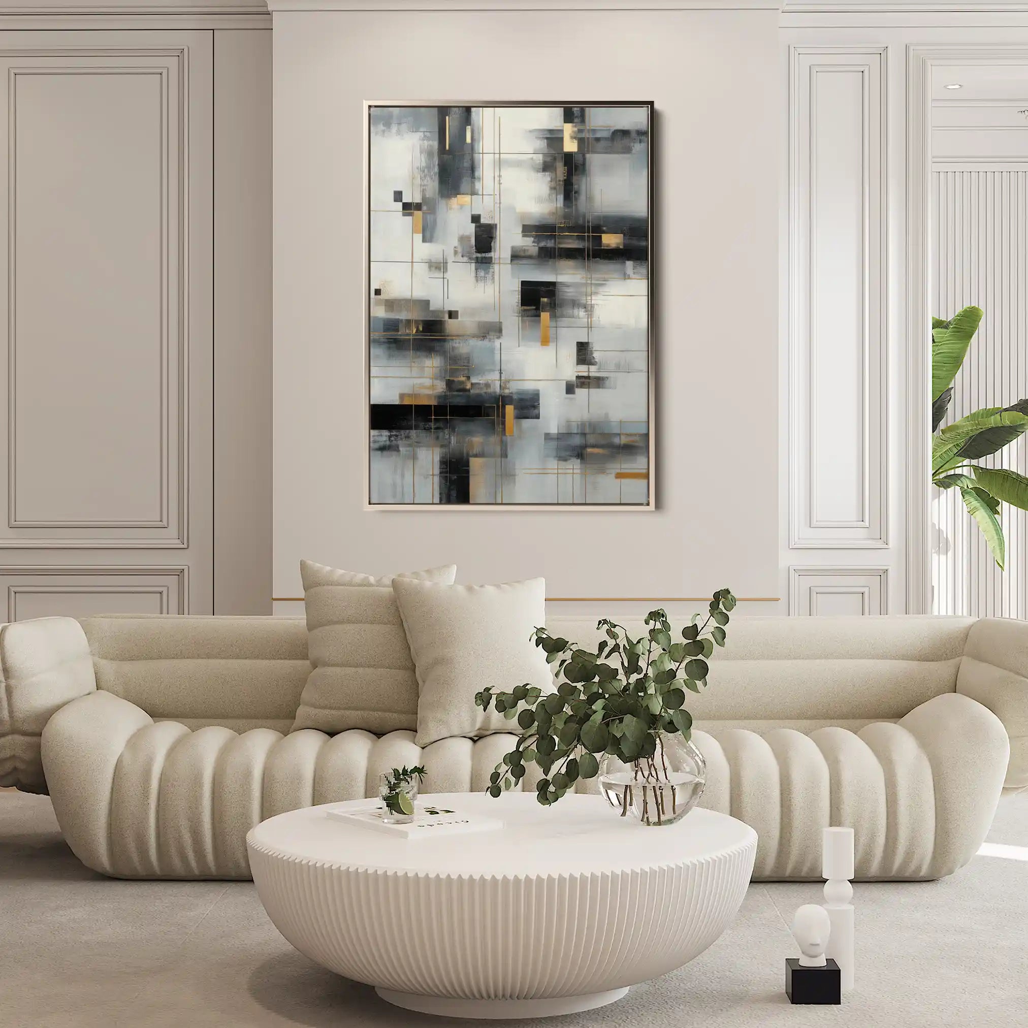 Abstract 2097 Canvas Art 60 x 40 cm / Stretched on hidden frame