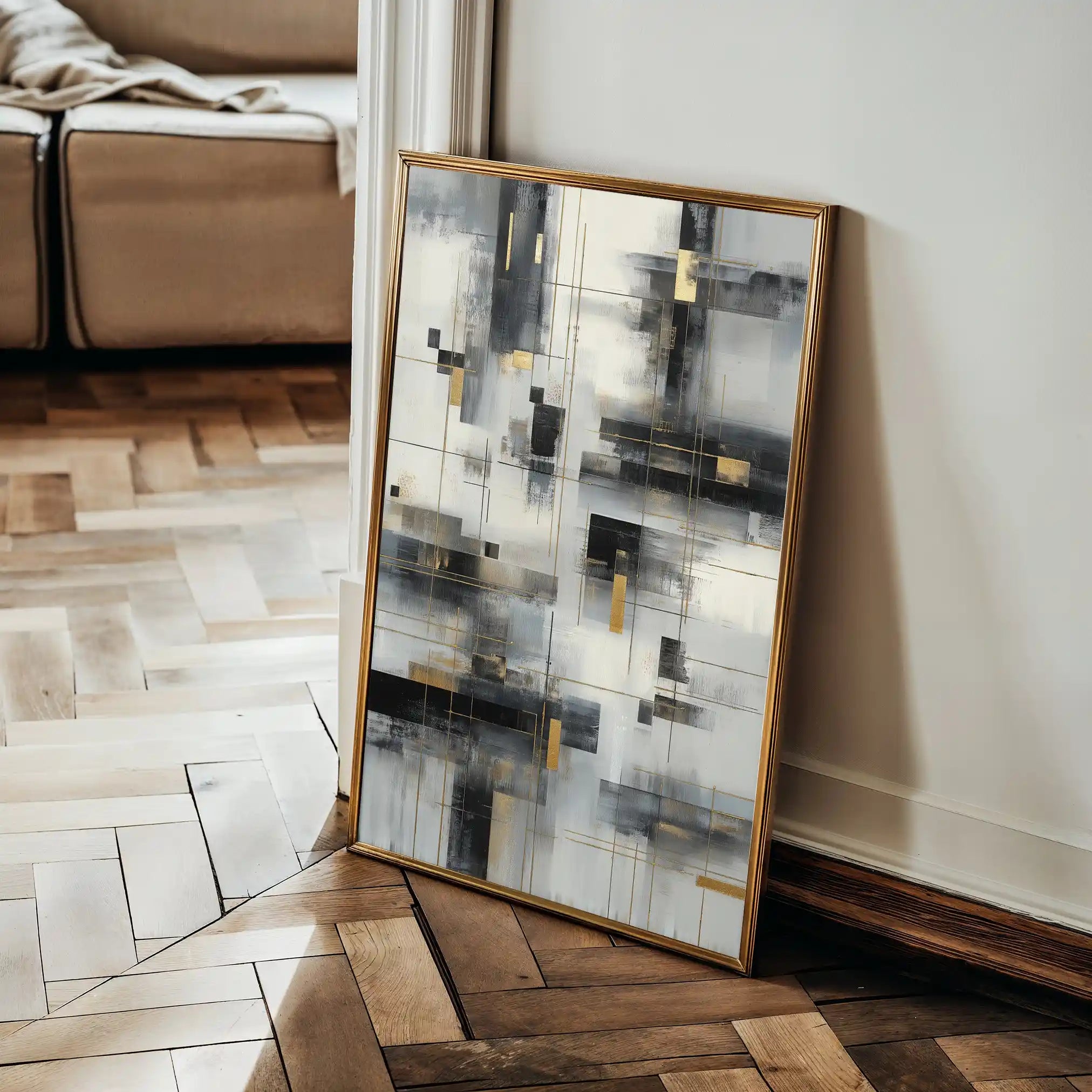 Abstract 2097 Canvas Art 60 x 40 cm / Stretched on hidden frame
