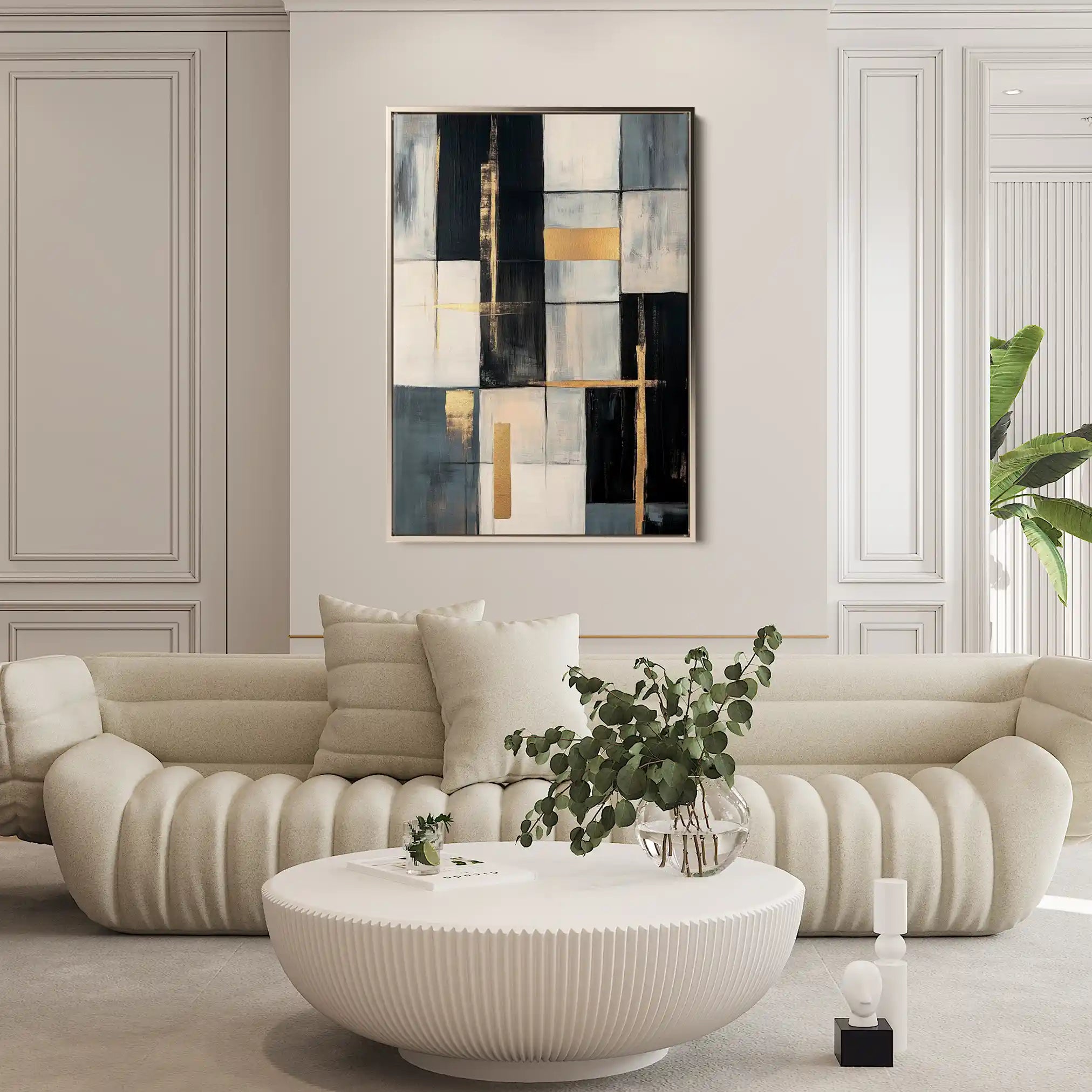 Abstract 2098 Canvas Art 60 x 40 cm / Stretched on hidden frame