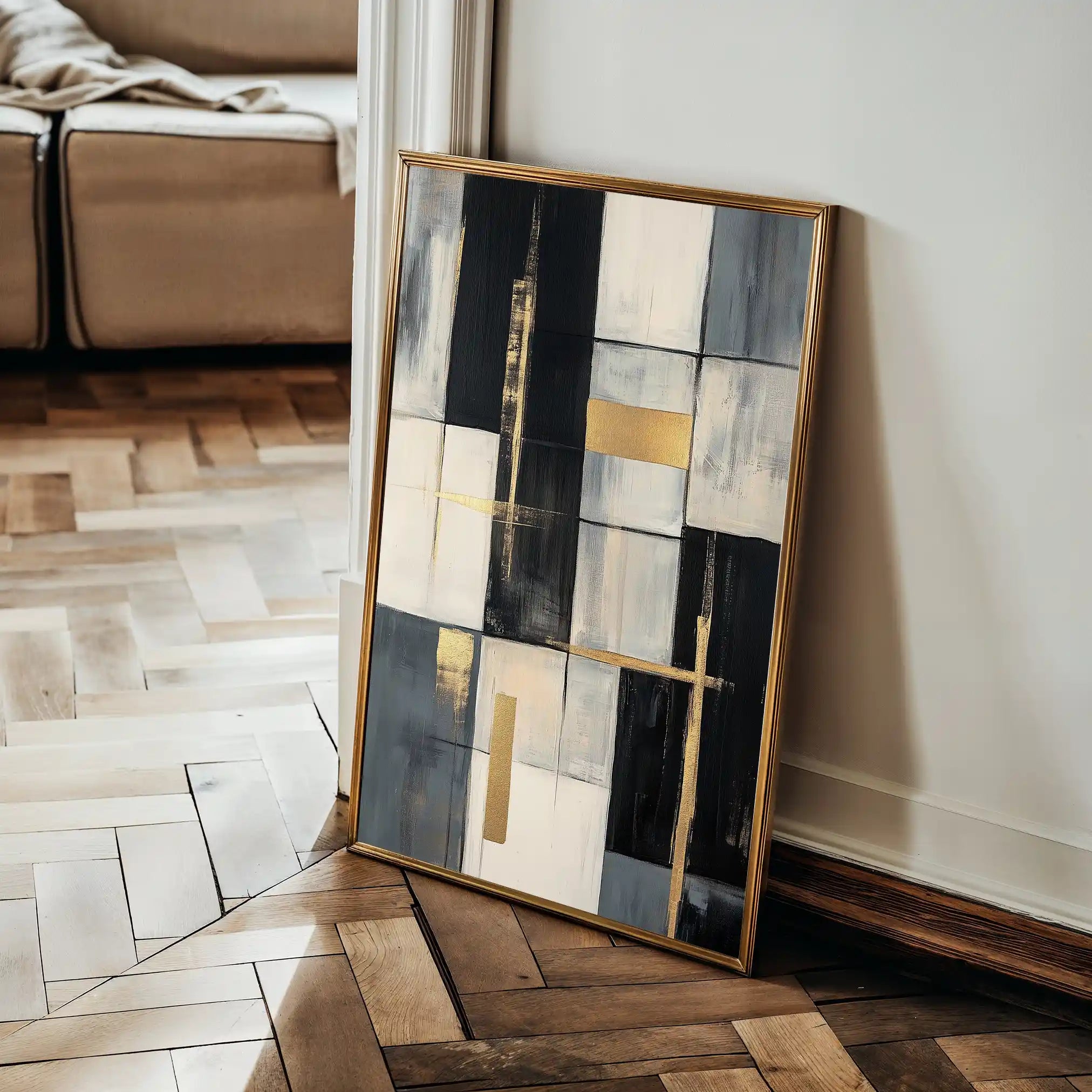 Abstract 2098 Canvas Art 60 x 40 cm / Stretched on hidden frame
