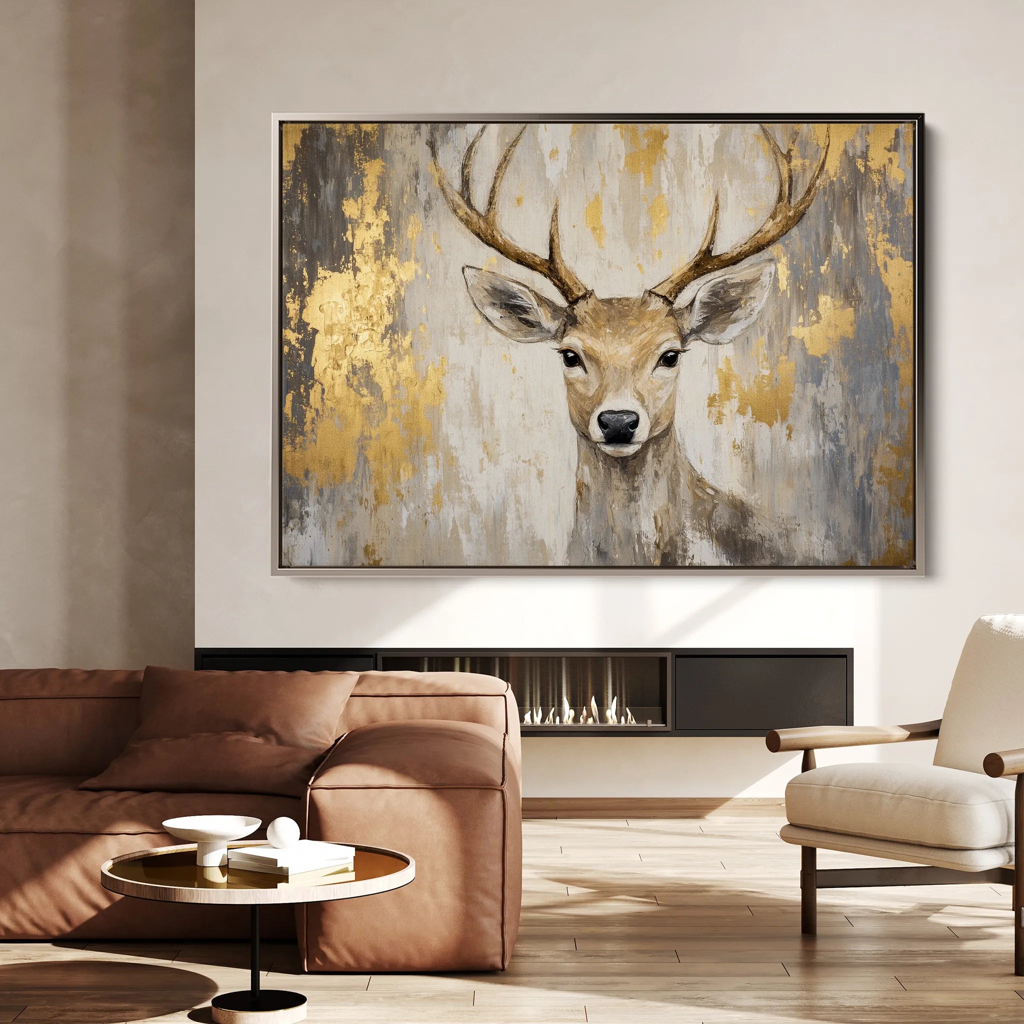 Animals Canvas Wall Art WAD210-AN 90 x 60 cm / Stretched on hidden frame