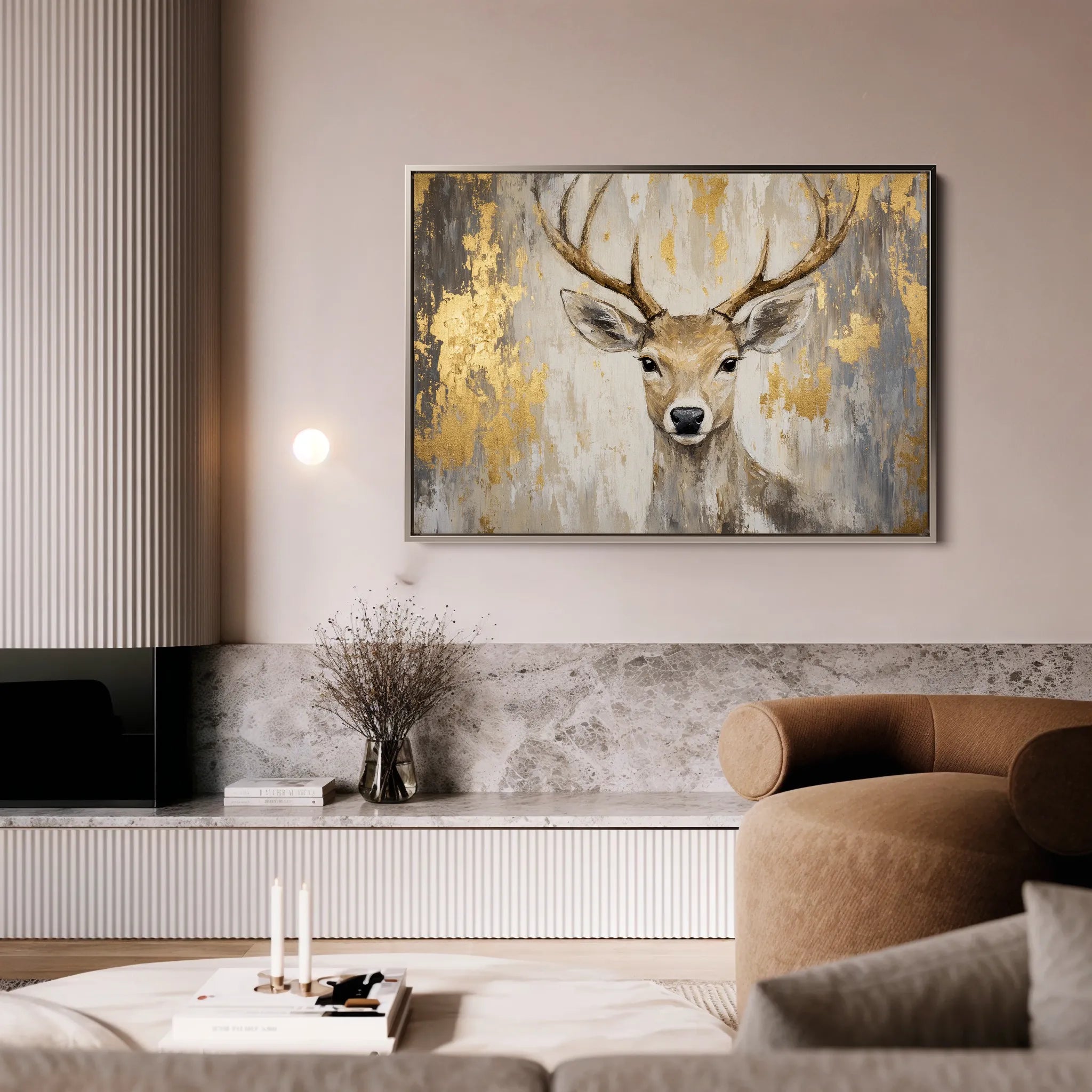 Animals Canvas Wall Art WAD210-AN 90 x 60 cm / Stretched on hidden frame