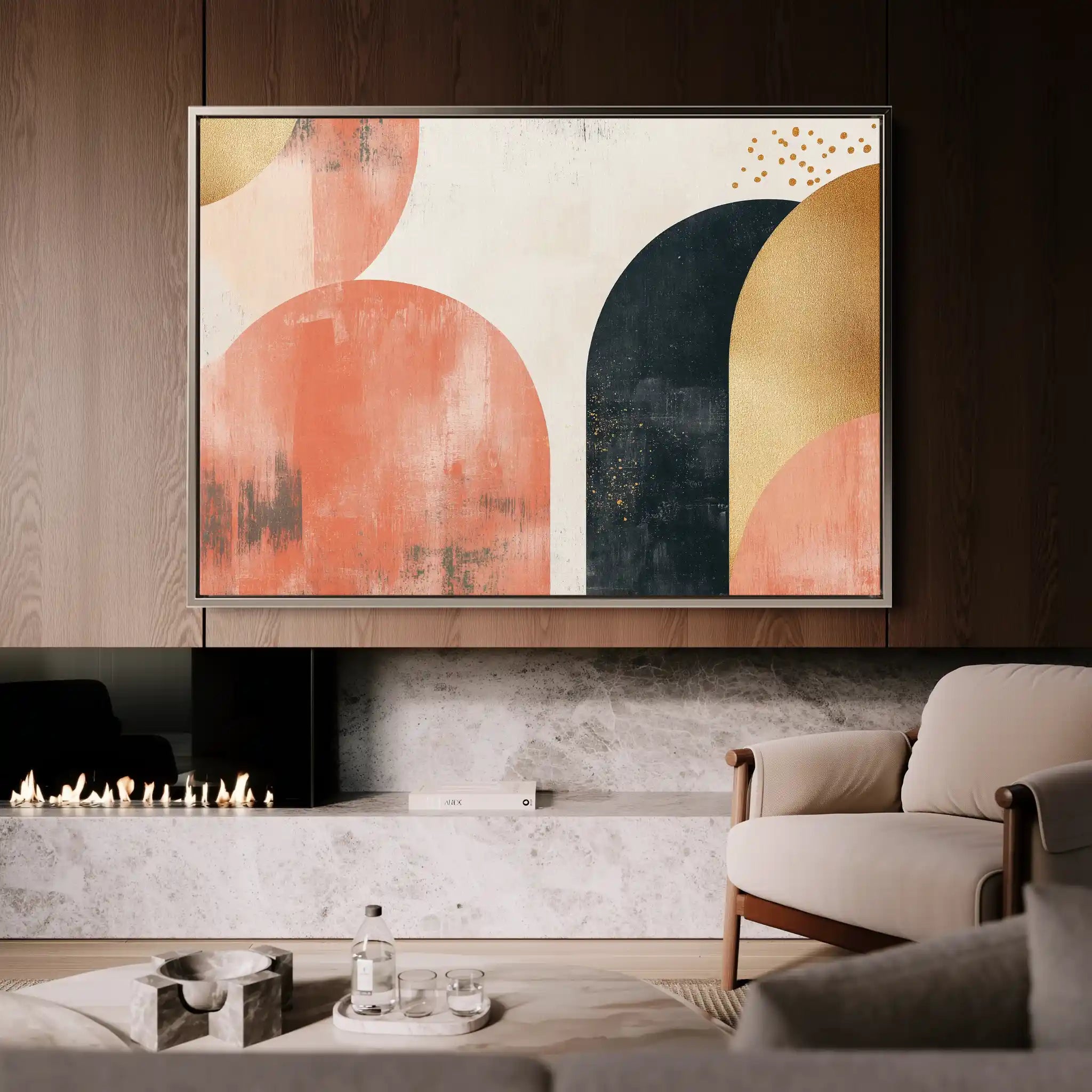 Boho 210 Canvas Art 90 x 60 cm / Stretched on hidden frame