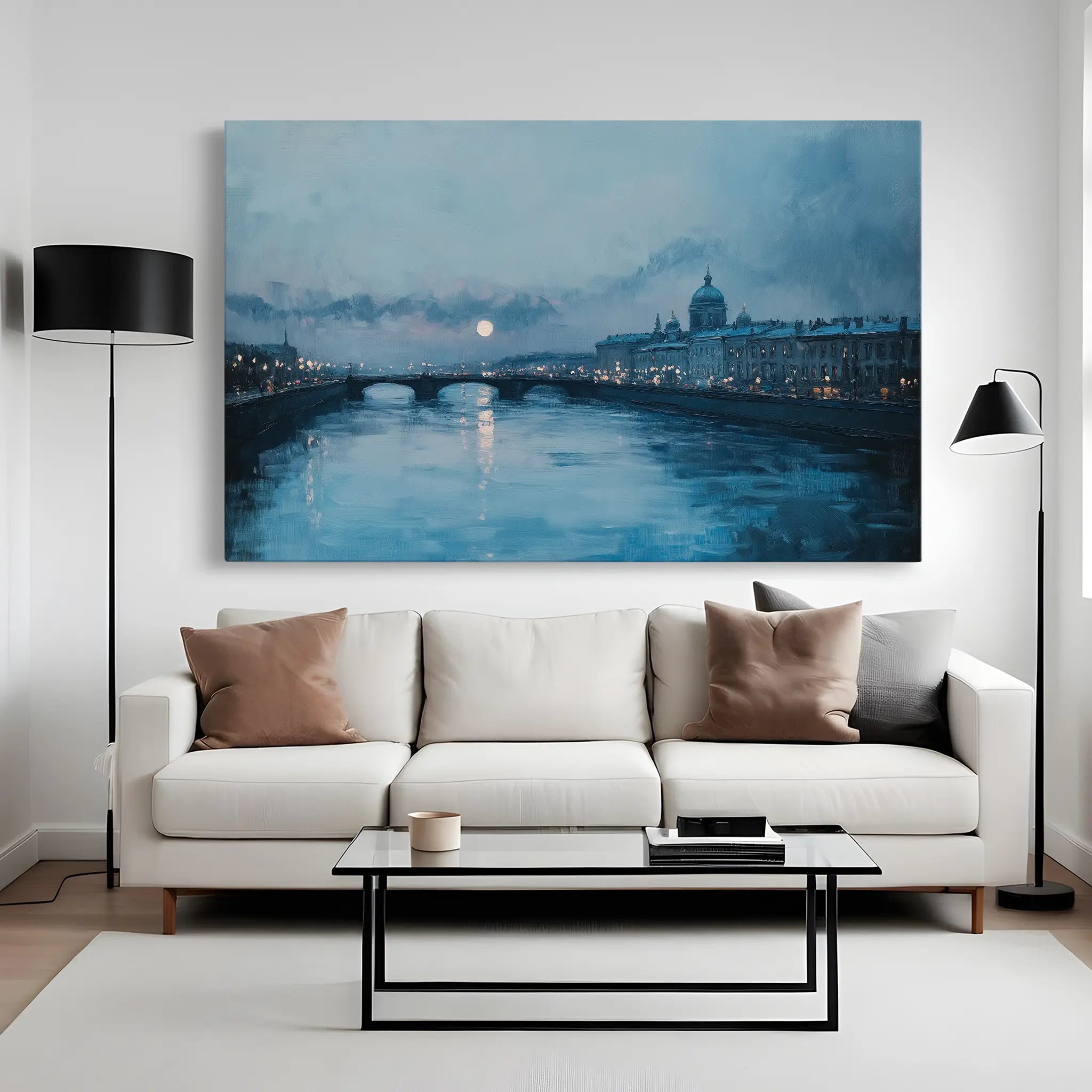 Landscape Canvas Wall Art WAD210-L 90 x 60 cm / Stretched on hidden frame