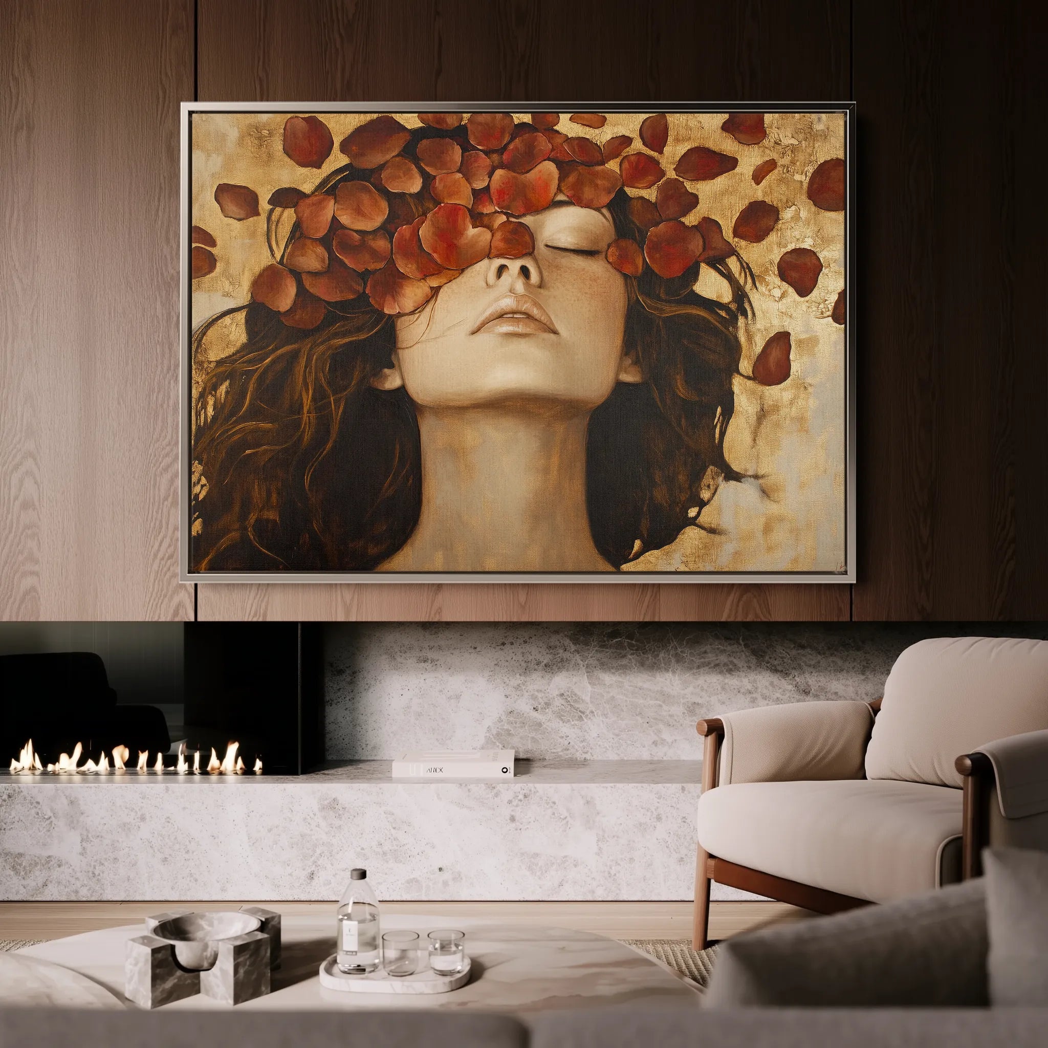 Portrait Canvas Wall Art WAD210-P 90 x 60 cm / Stretched on hidden frame
