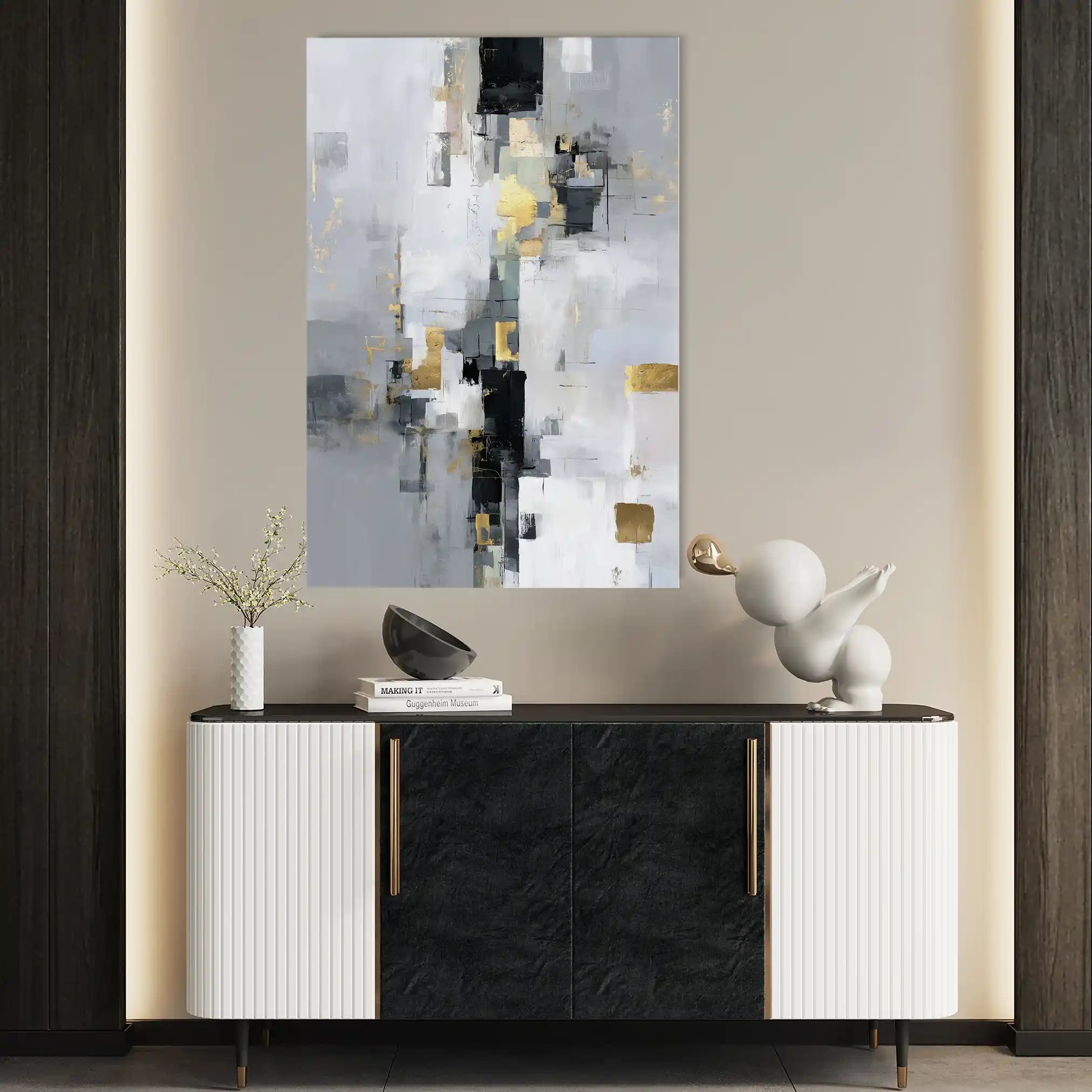 Abstract 2101 Canvas Art 60 x 40 cm / Stretched on hidden frame