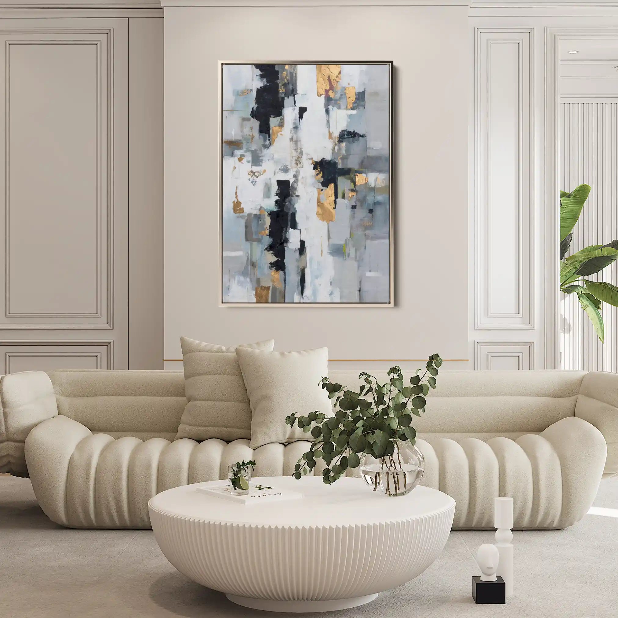 Abstract 2102 Canvas Art 60 x 40 cm / Stretched on hidden frame