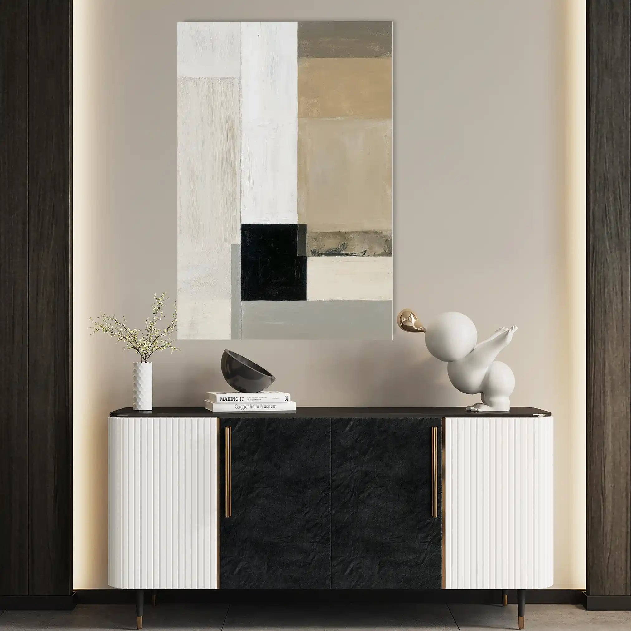 Abstract 2103 Canvas Art 60 x 40 cm / Stretched on hidden frame