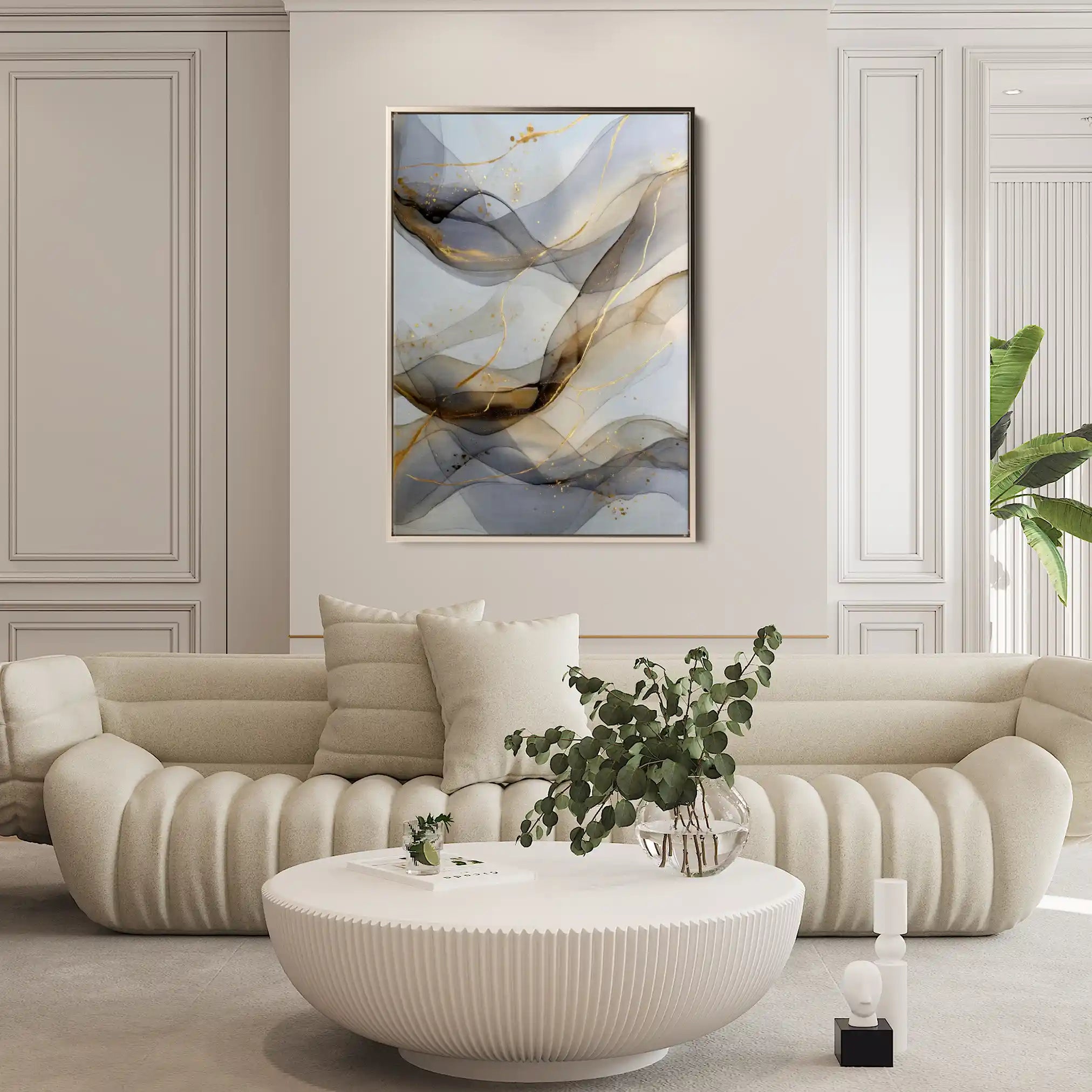 Abstract 2108 Canvas Art 60 x 40 cm / Stretched on hidden frame