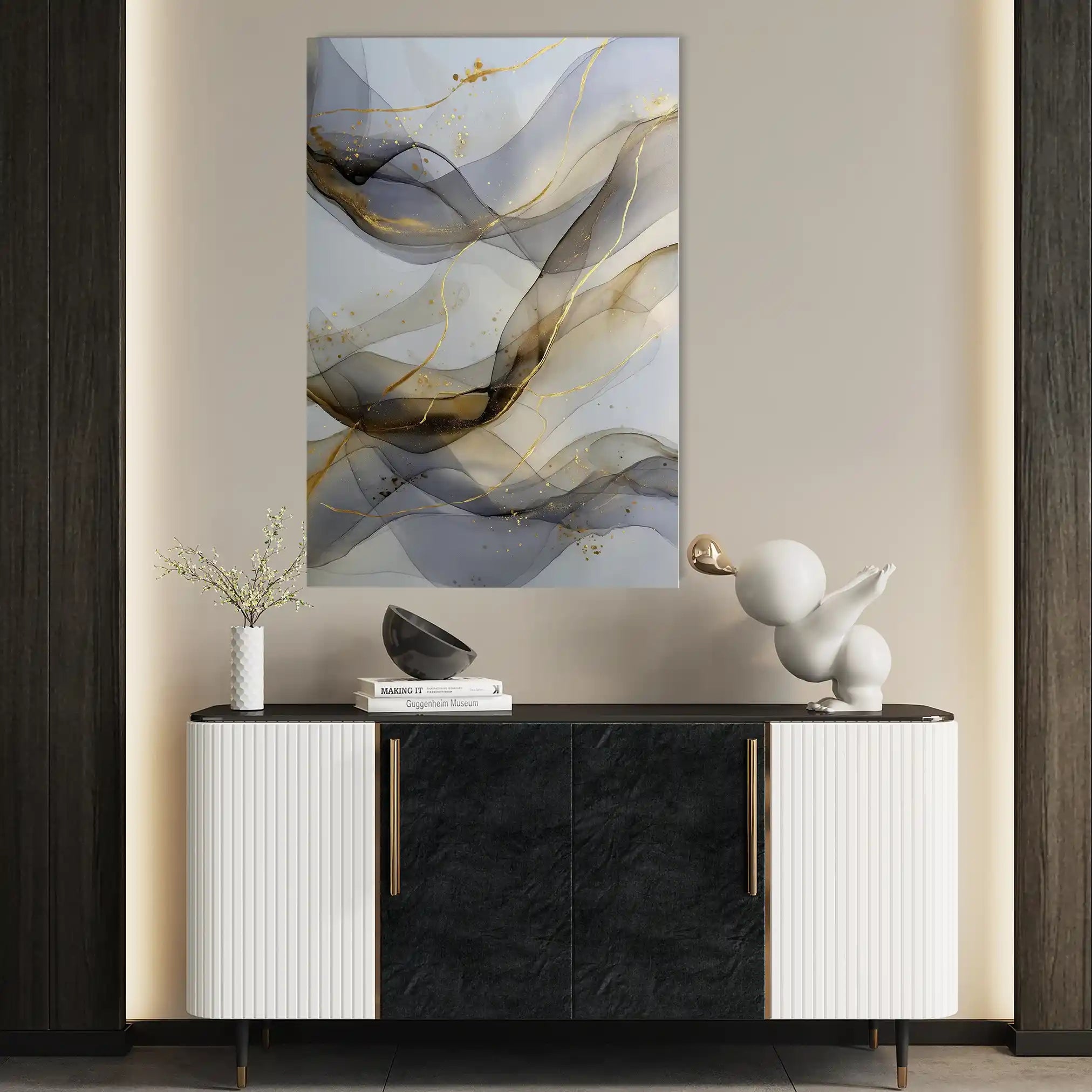 Abstract 2108 Canvas Art 60 x 40 cm / Stretched on hidden frame