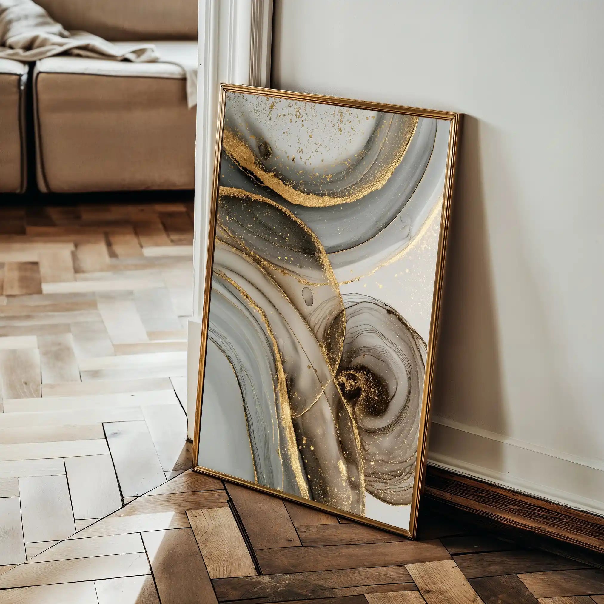 Abstract 2109 Canvas Art 60 x 40 cm / Stretched on hidden frame