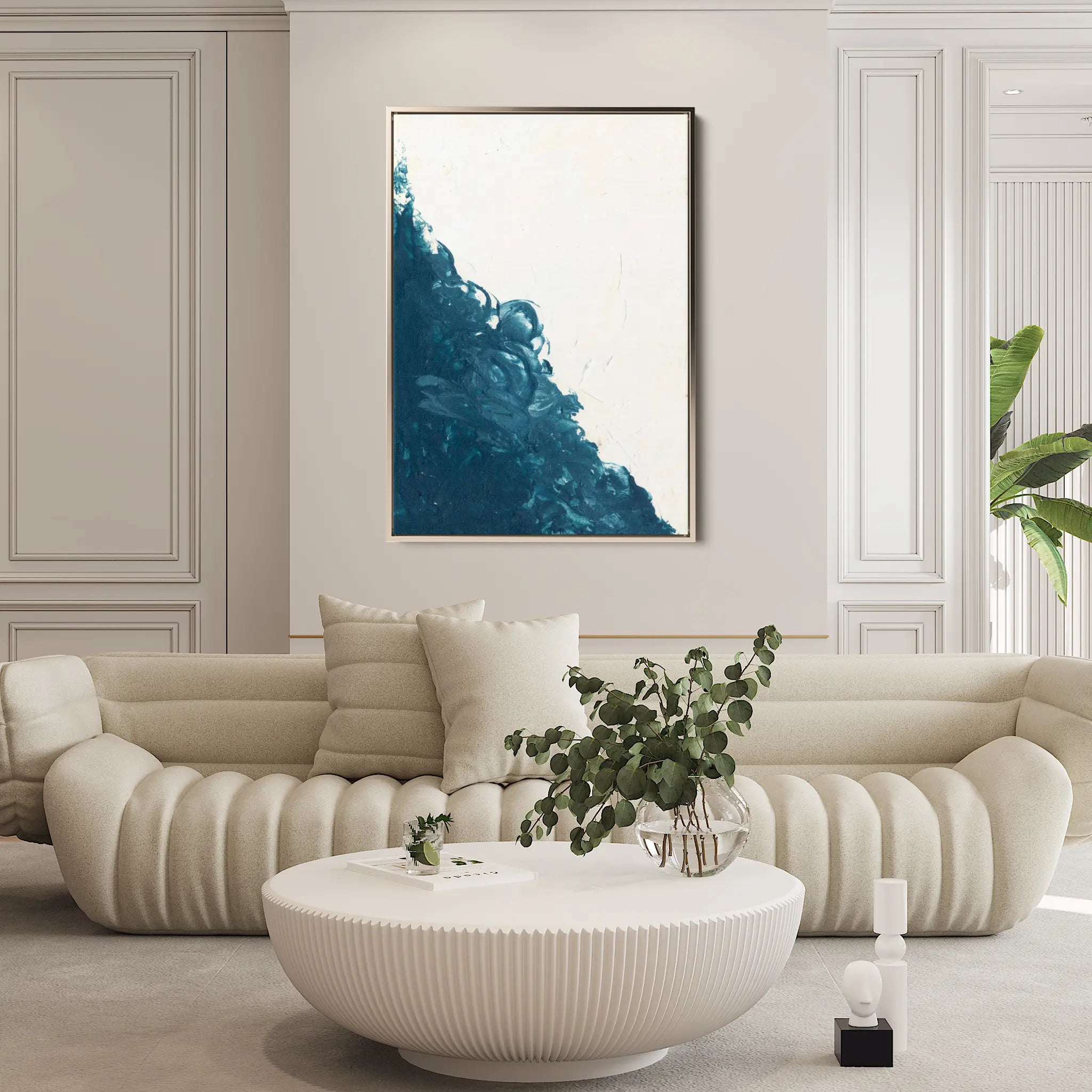 Abstract Canvas Wall Art WAD211-A 90 x 60 cm / Stretched on hidden frame