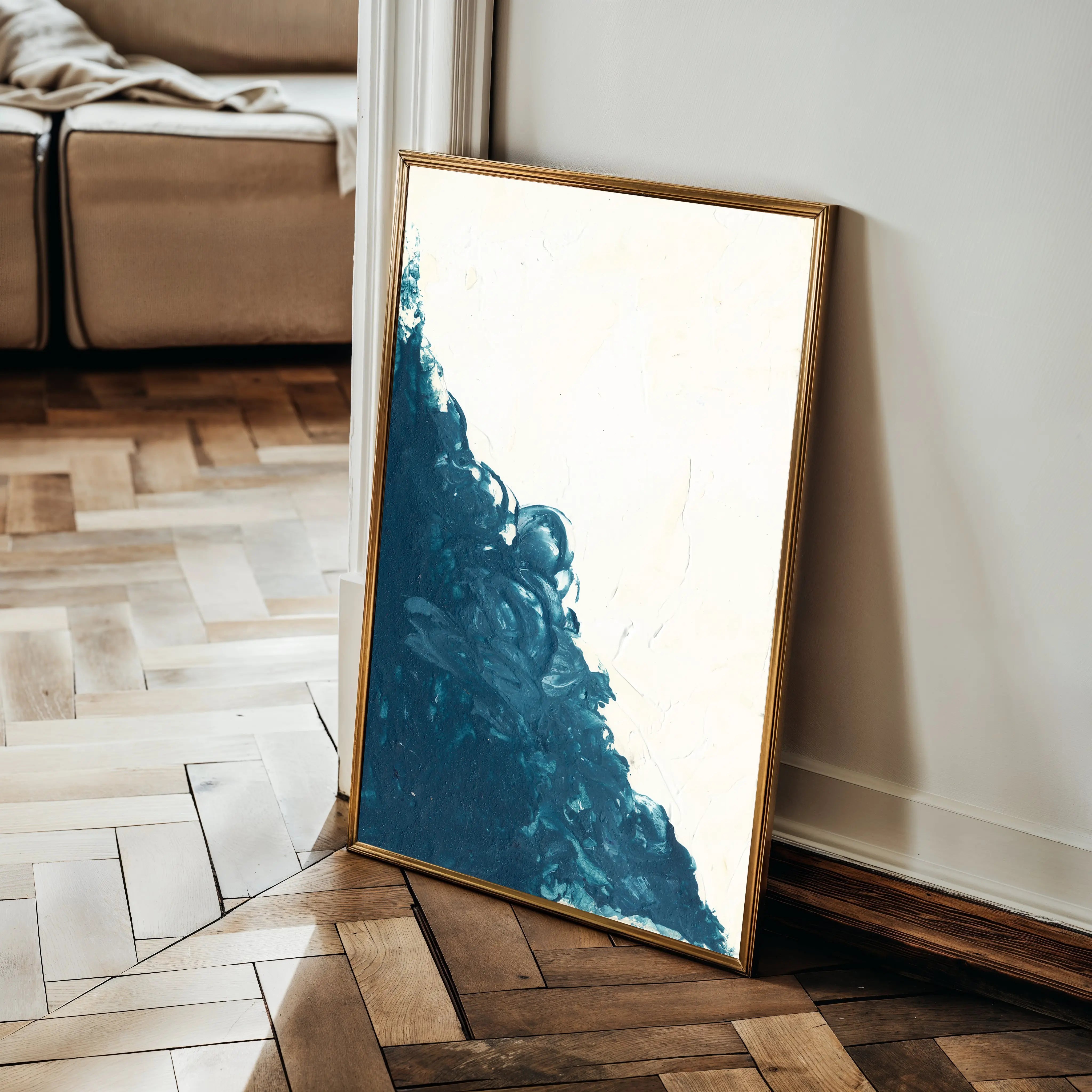 Abstract Canvas Wall Art WAD211-A 90 x 60 cm / Stretched on hidden frame