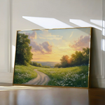 Landscape 211 Canvas Art 90 x 60 cm / Stretched on hidden frame