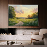 Landscape 211 Canvas Art 90 x 60 cm / Stretched on hidden frame