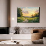 Landscape 211 Canvas Art 90 x 60 cm / Stretched on hidden frame