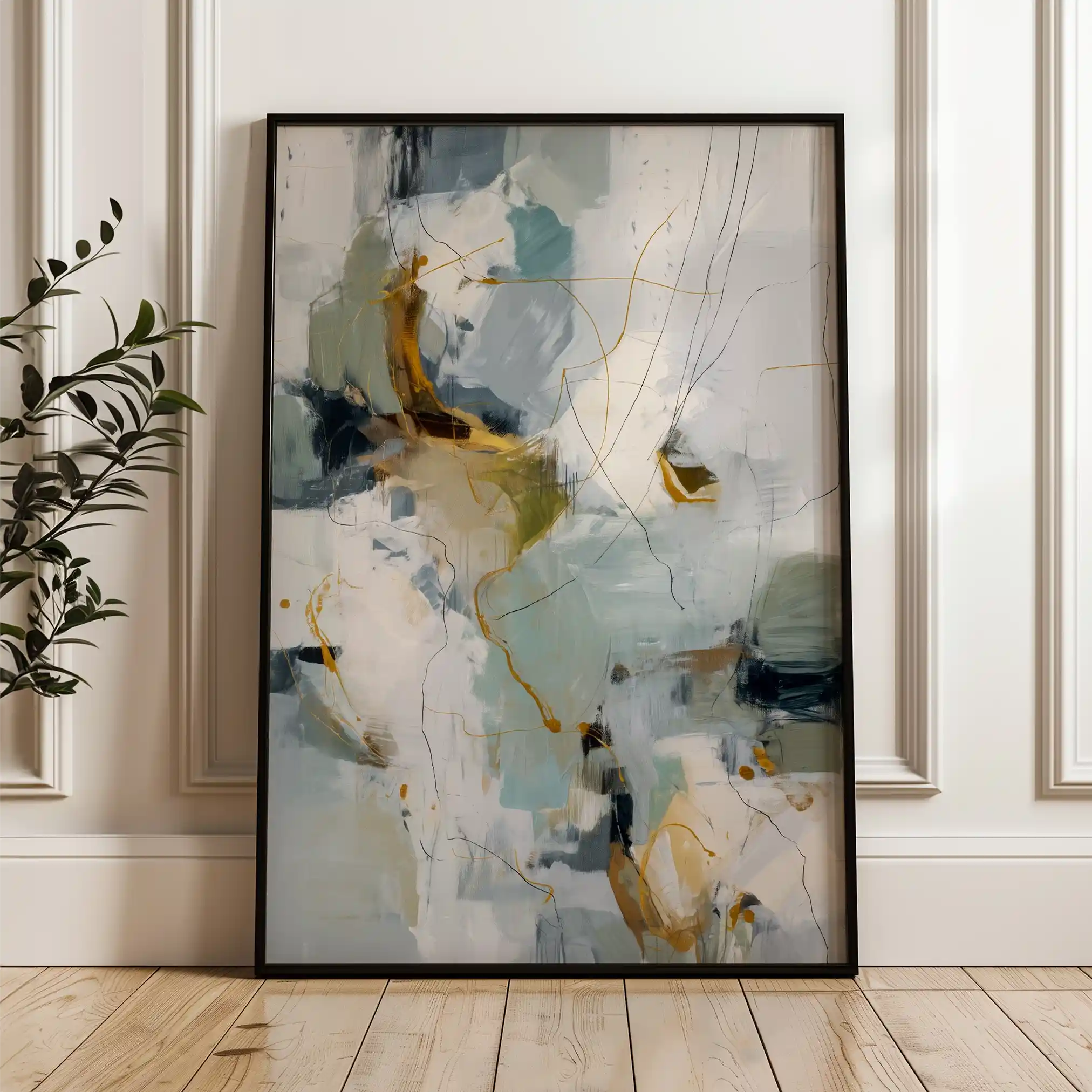 Abstract 2112 Canvas Art 60 x 40 cm / Stretched on hidden frame