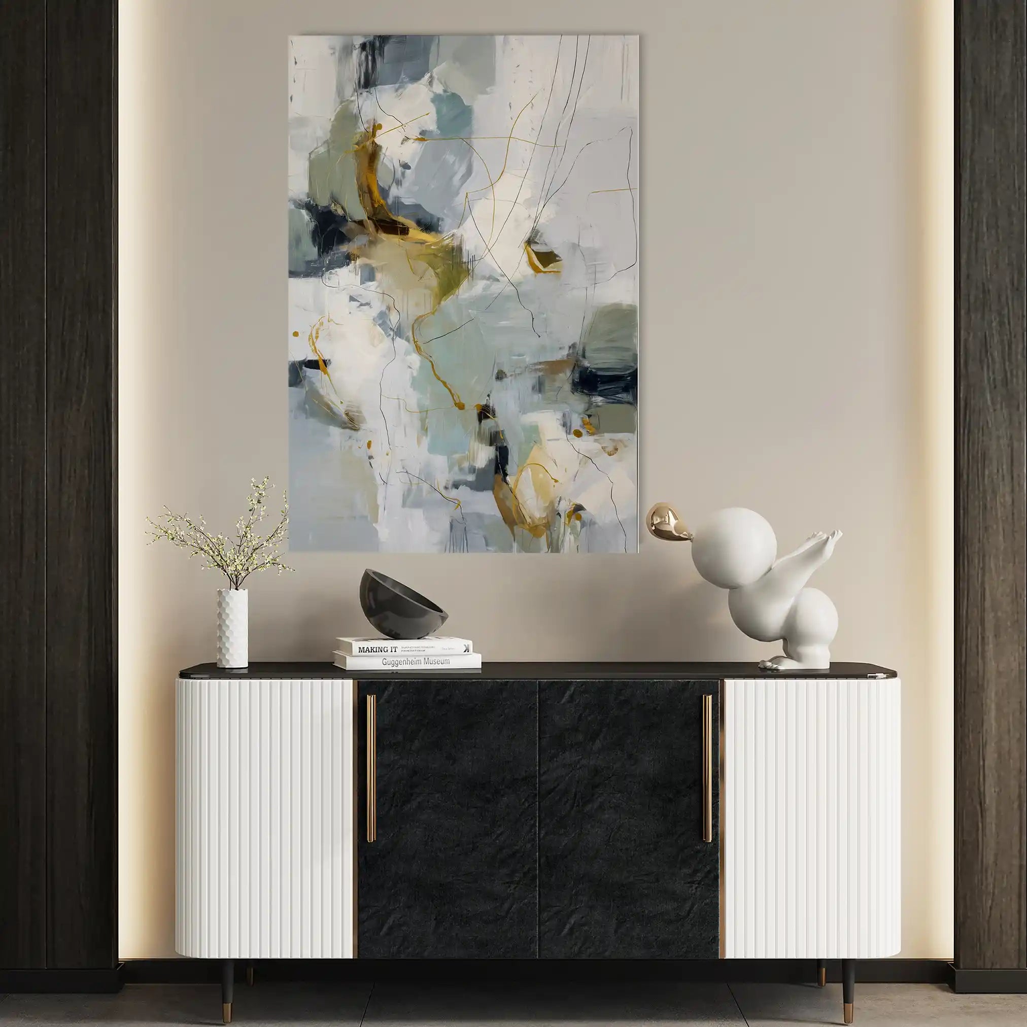 Abstract 2112 Canvas Art 60 x 40 cm / Stretched on hidden frame