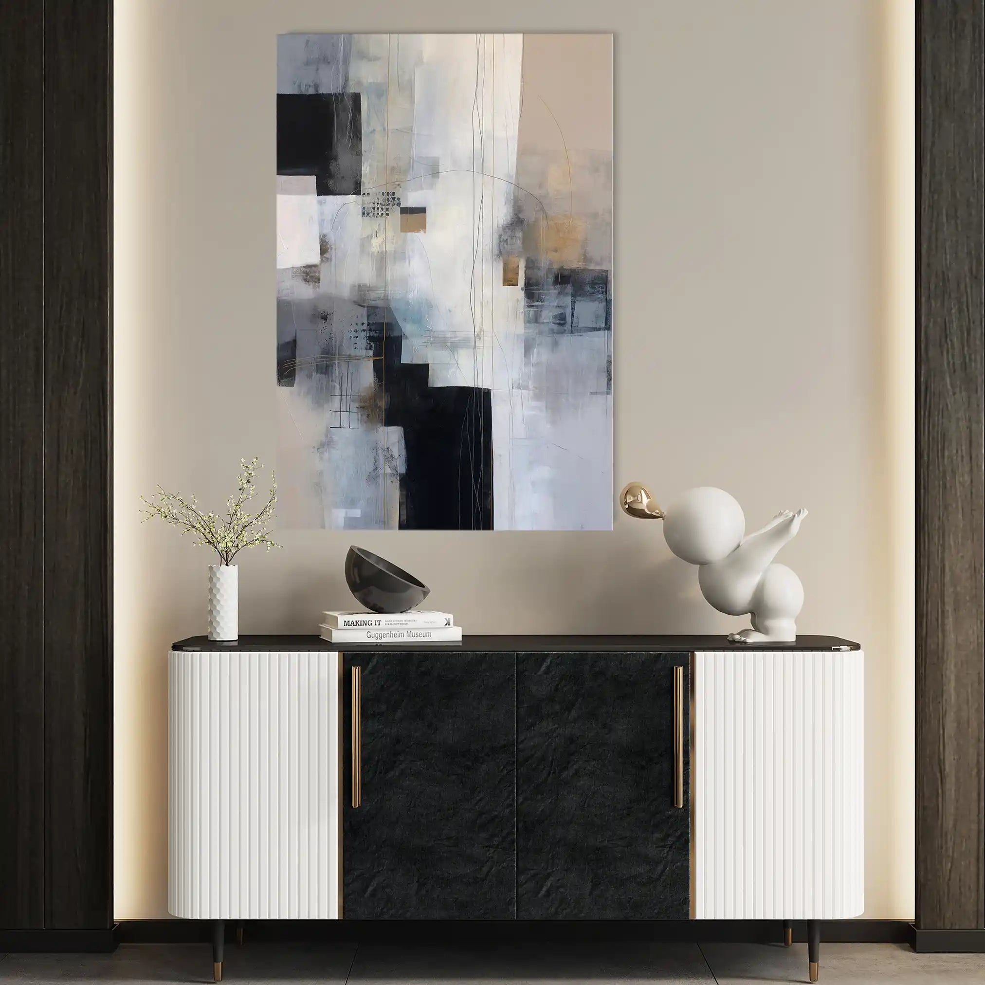 Abstract 2114 Canvas Art 60 x 40 cm / Stretched on hidden frame