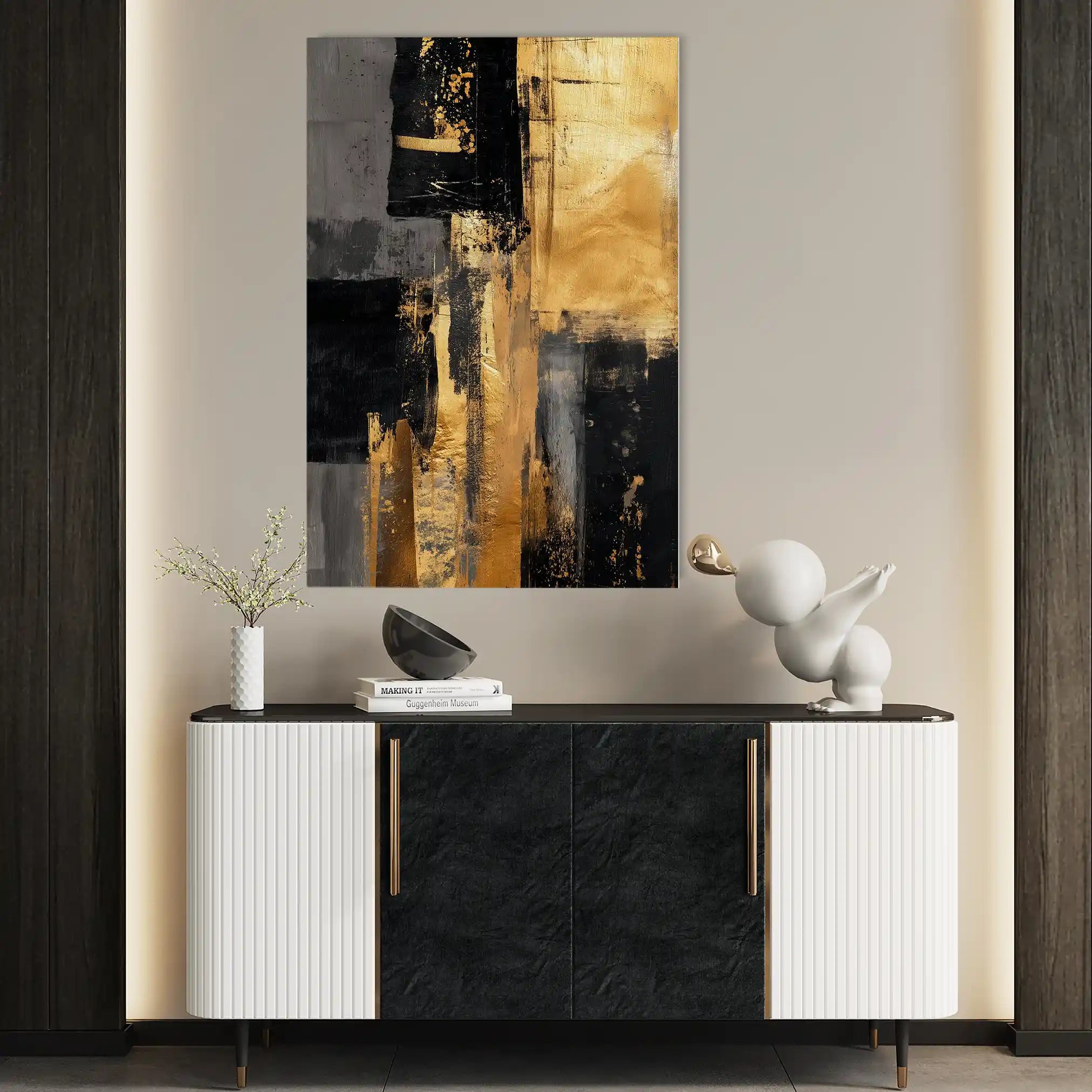 Abstract 2116 Canvas Art 60 x 40 cm / Stretched on hidden frame
