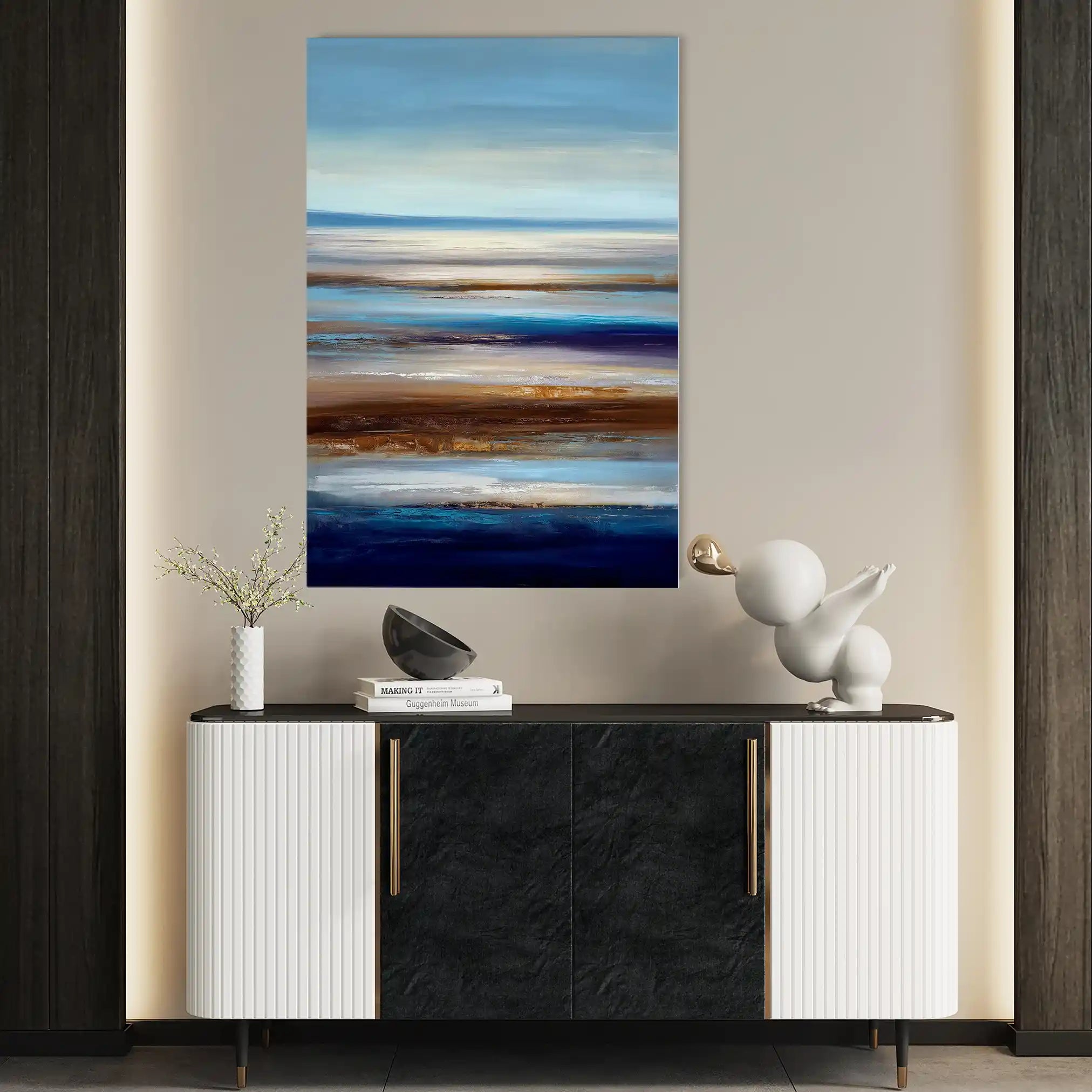 Abstract 2117 Canvas Art 60 x 40 cm / Stretched on hidden frame
