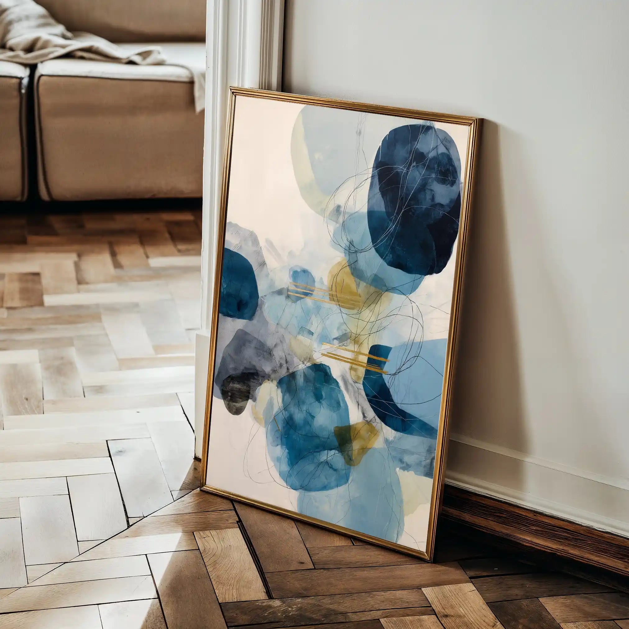 Abstract 2119 Canvas Art 60 x 40 cm / Stretched on hidden frame
