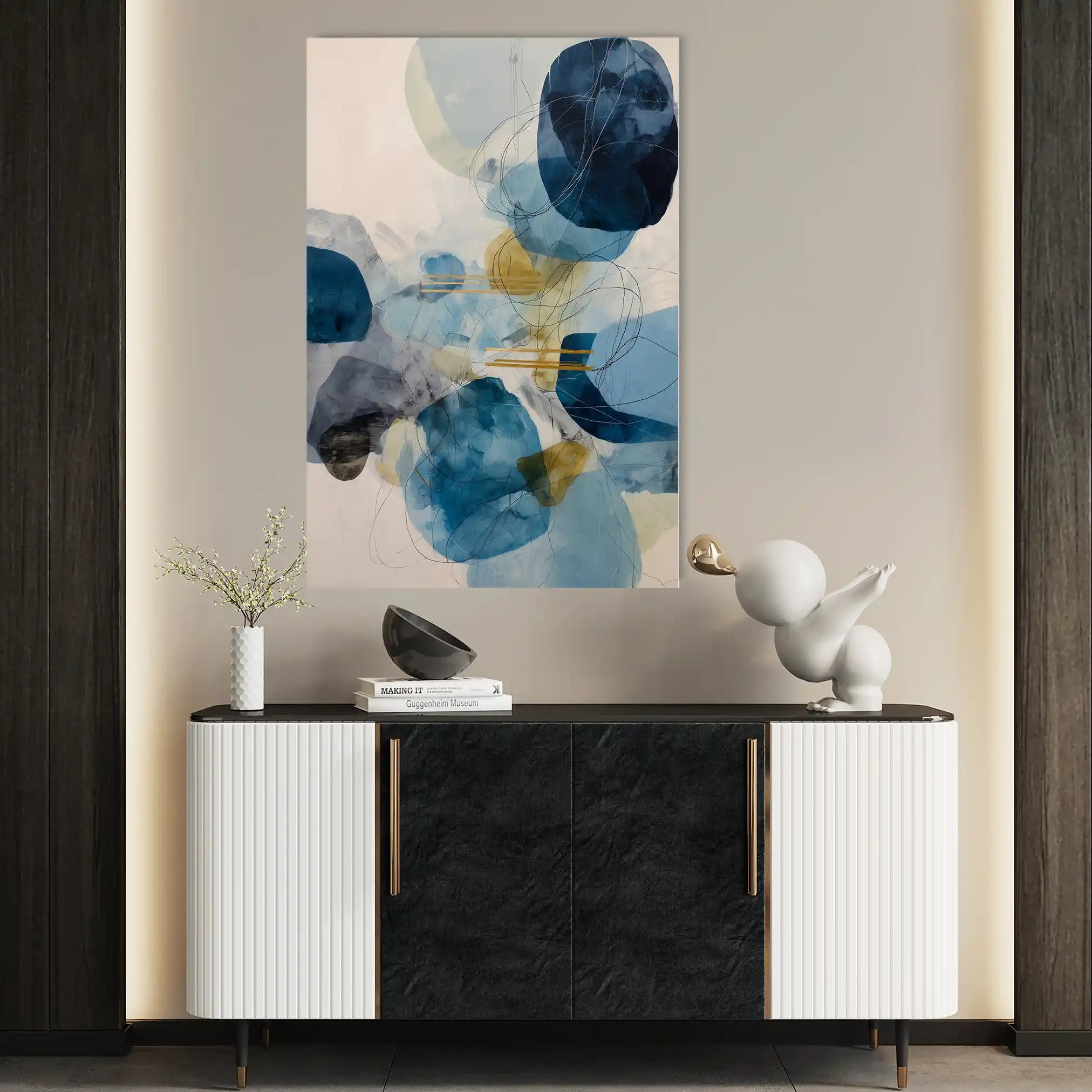 Abstract 2119 Canvas Art 60 x 40 cm / Stretched on hidden frame