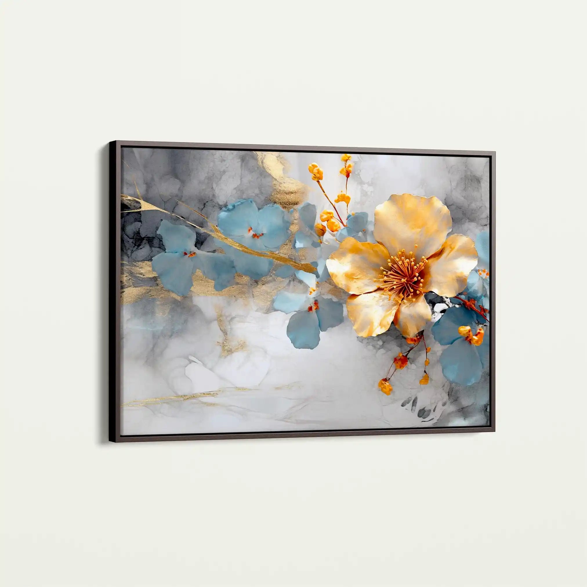Floral Canvas Wall Art WAD212-F 90 x 60 cm / Stretched on hidden frame