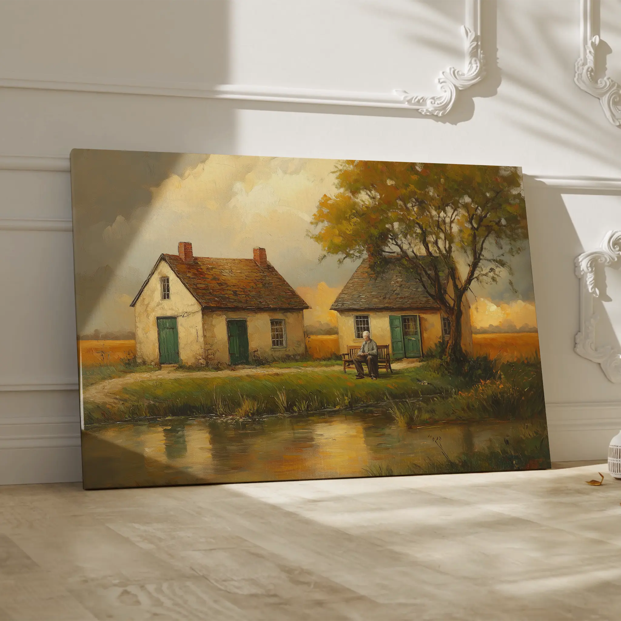 Landscape Canvas Wall Art WAD212-L 90 x 60 cm / Stretched on hidden frame