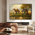 Landscape 212 Canvas Art 90 x 60 cm / Stretched on hidden frame