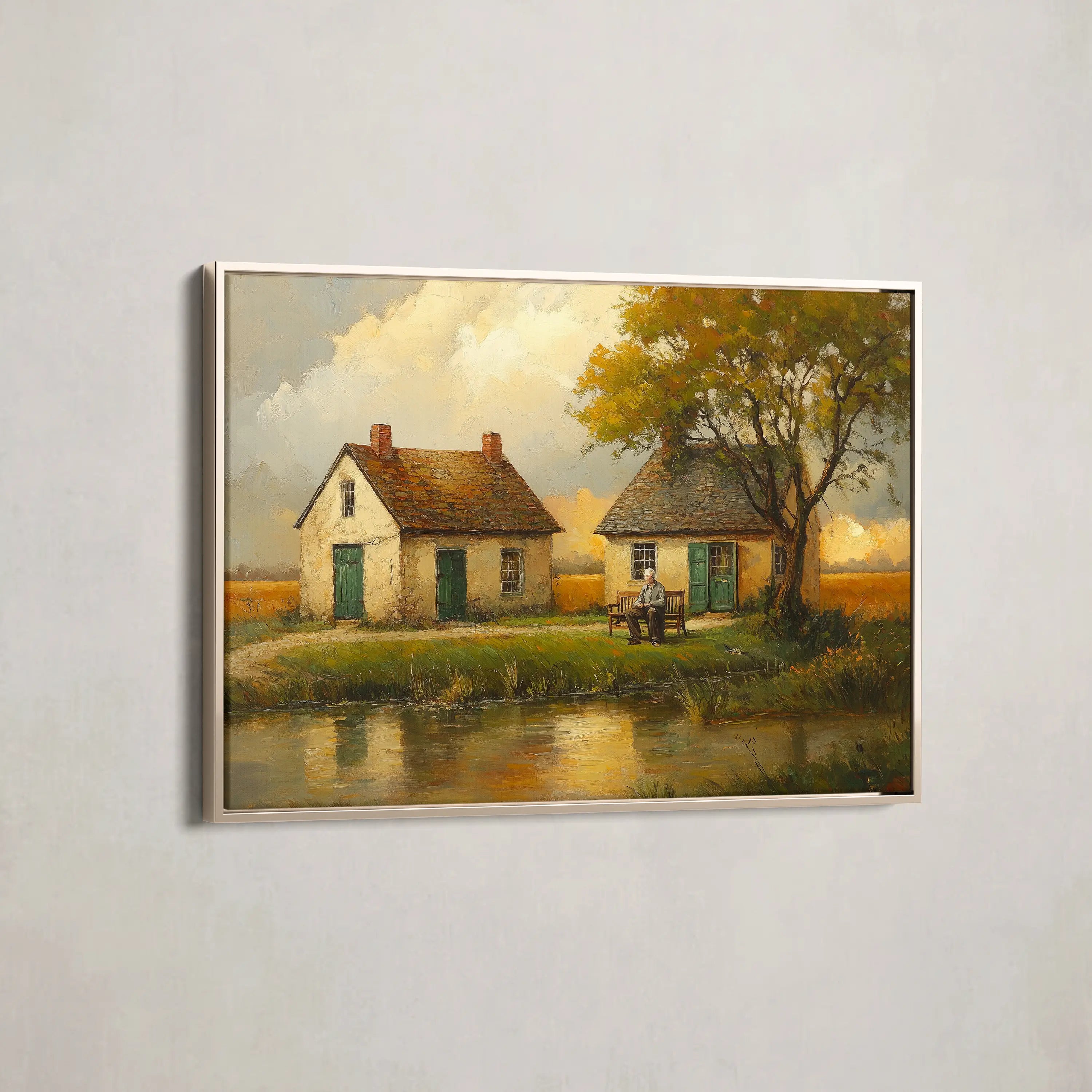 Landscape Canvas Wall Art WAD212-L 90 x 60 cm / Stretched on hidden frame