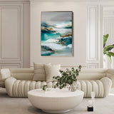 Abstract 2122 Canvas Art 60 x 40 cm / Stretched on hidden frame