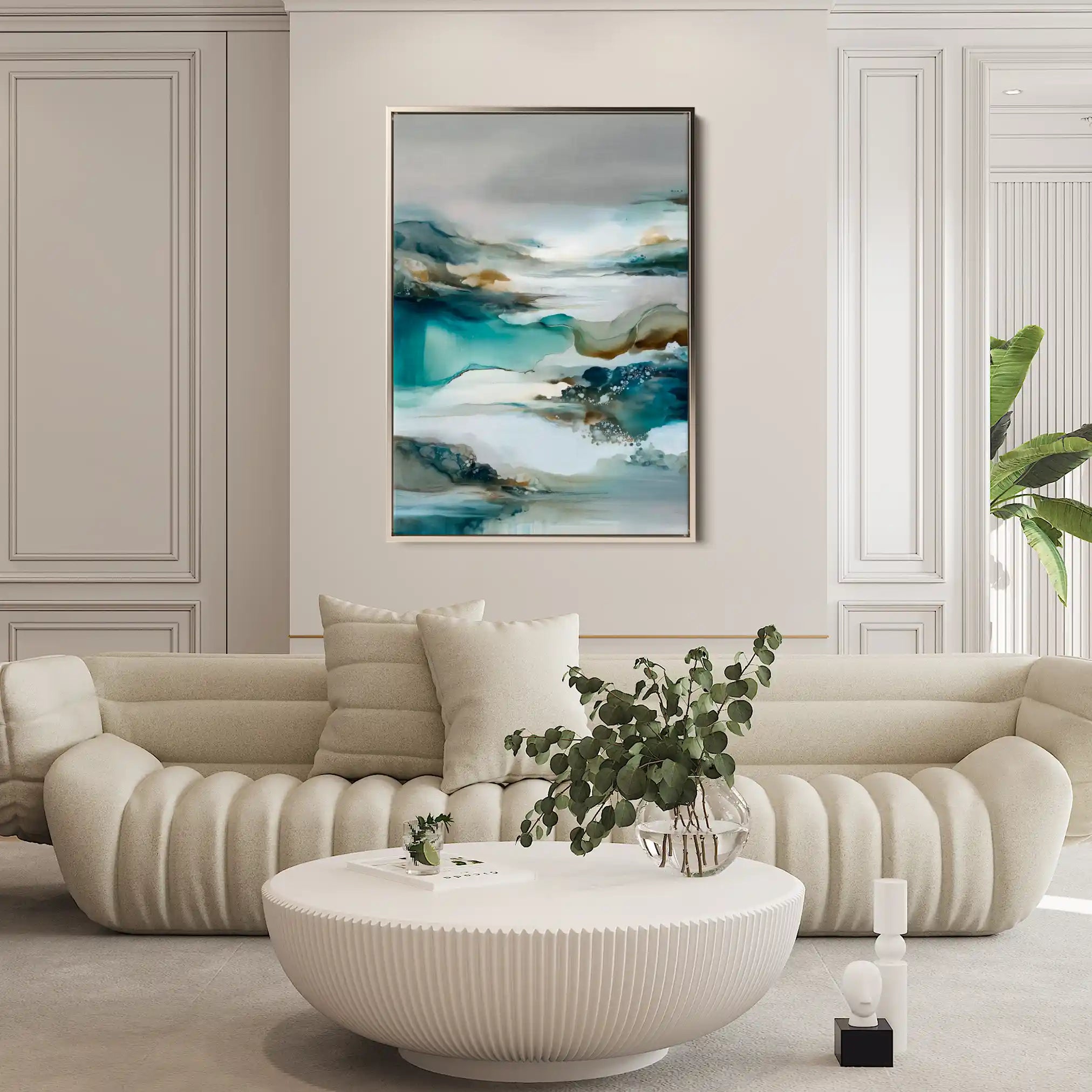 Abstract 2122 Canvas Art 60 x 40 cm / Stretched on hidden frame