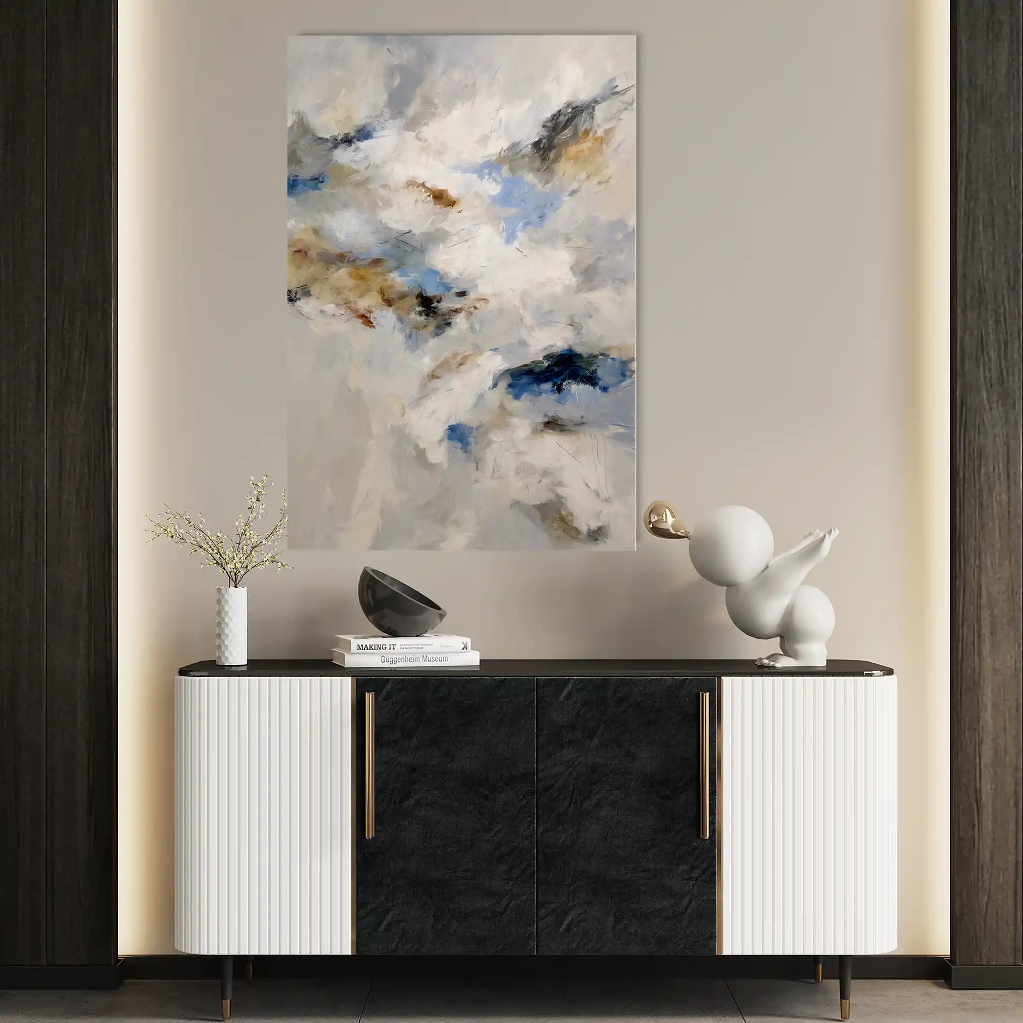 Abstract 2123 Canvas Art 60 x 40 cm / Stretched on hidden frame