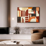 Boho 213 Canvas Art 90 x 60 cm / Stretched on hidden frame