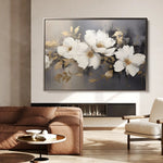 Floral Canvas Wall Art WAD213-F 90 x 60 cm / Stretched on hidden frame
