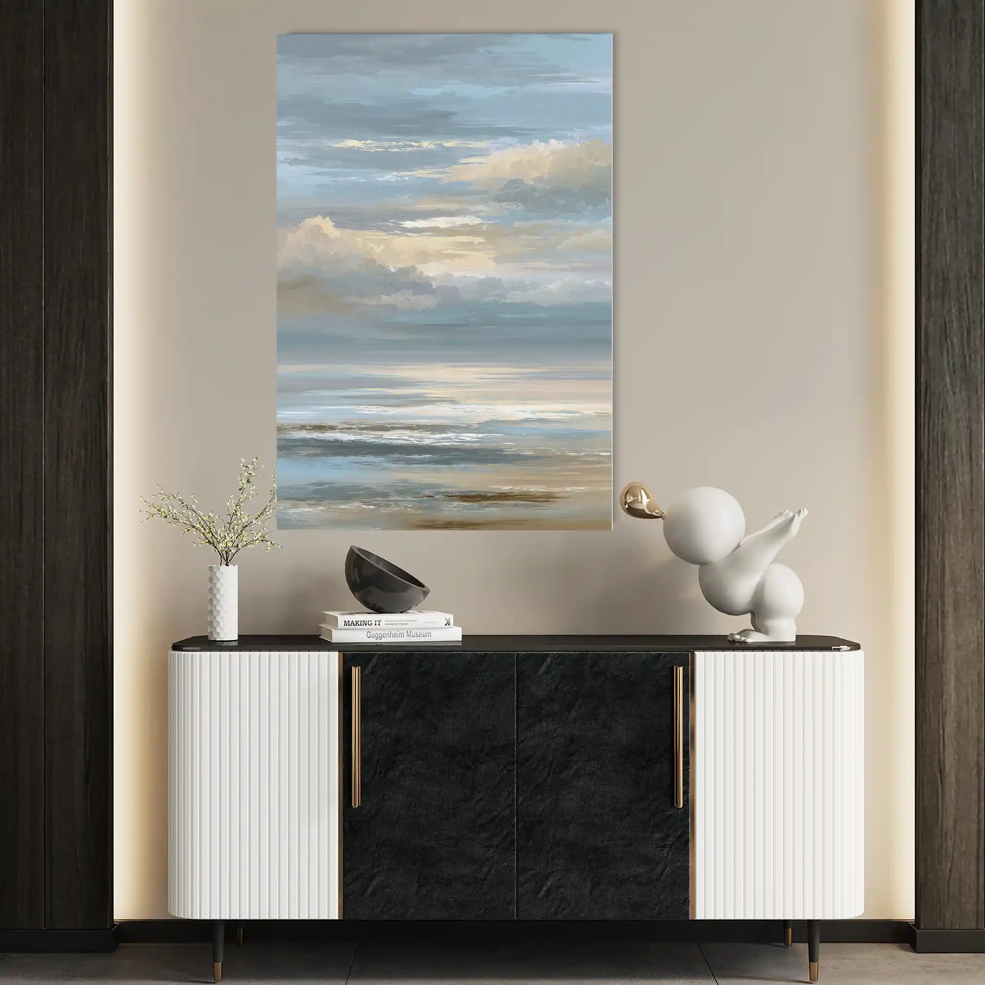 Abstract 2130 Canvas Art 60 x 40 cm / Stretched on hidden frame