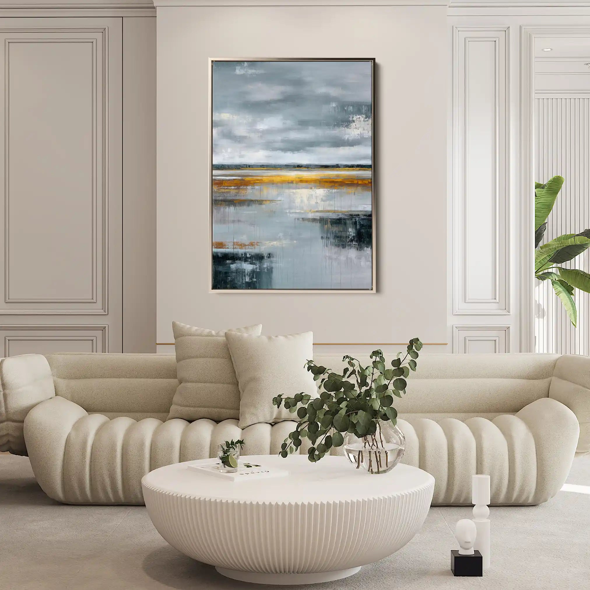 Abstract 2136 Canvas Art 60 x 40 cm / Stretched on hidden frame