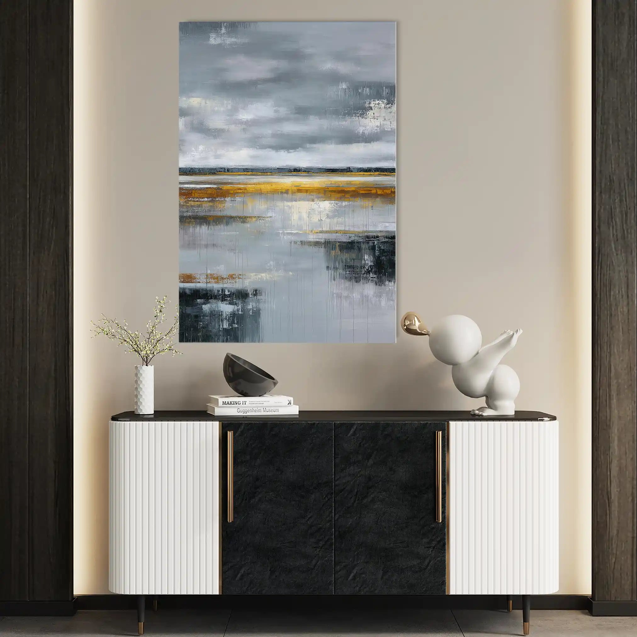 Abstract 2136 Canvas Art 60 x 40 cm / Stretched on hidden frame