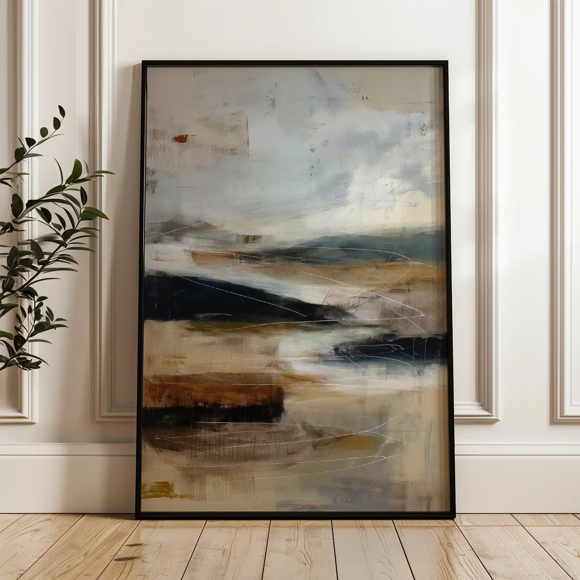 Abstract 2138 Canvas Art 60 x 40 cm / Stretched on hidden frame
