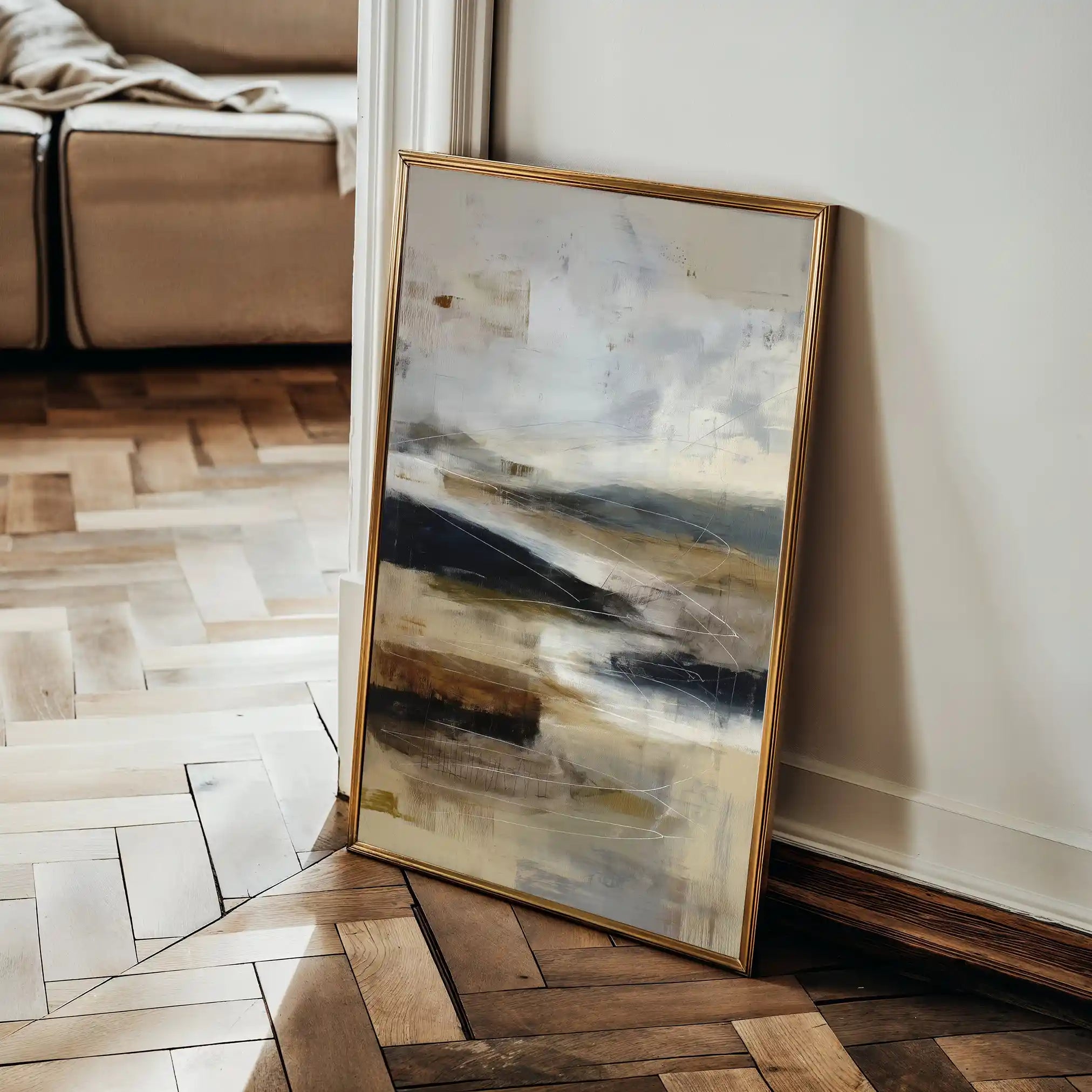 Abstract 2138 Canvas Art 60 x 40 cm / Stretched on hidden frame