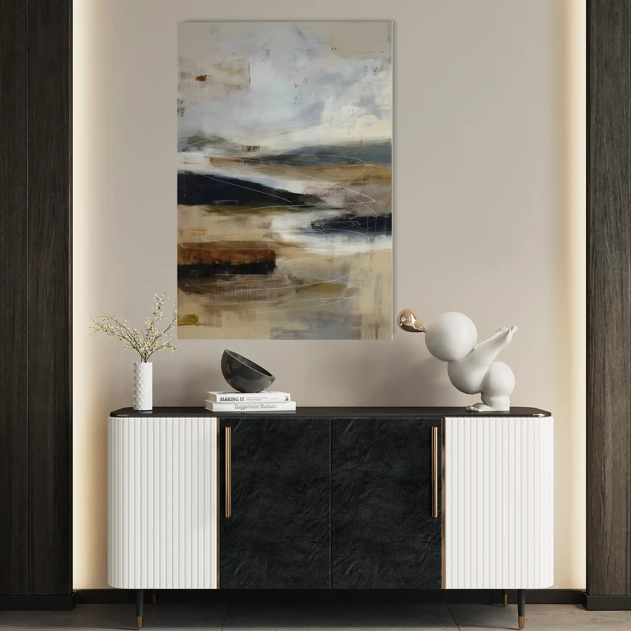 Abstract 2138 Canvas Art 60 x 40 cm / Stretched on hidden frame
